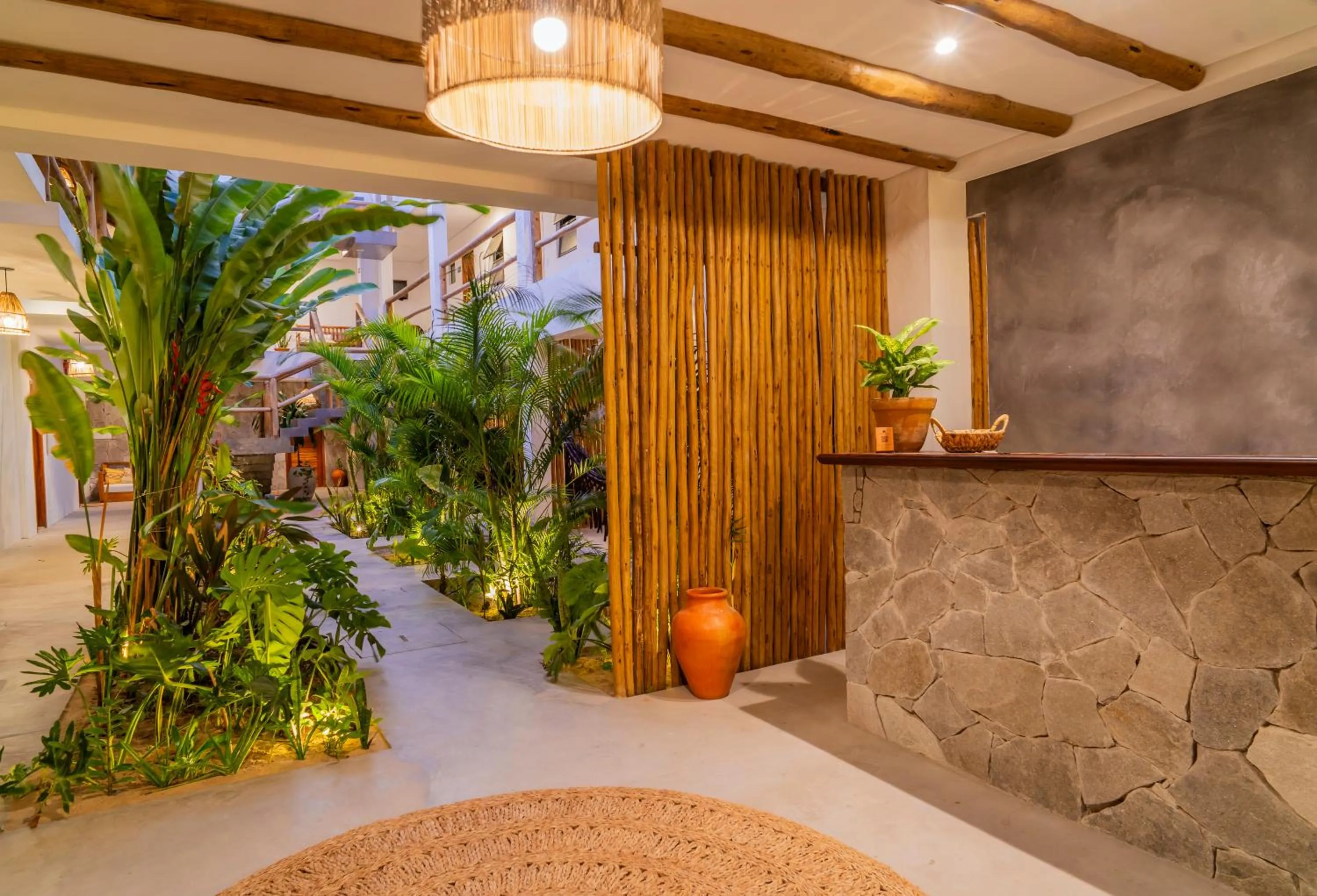 Garden in Pousada Baobá