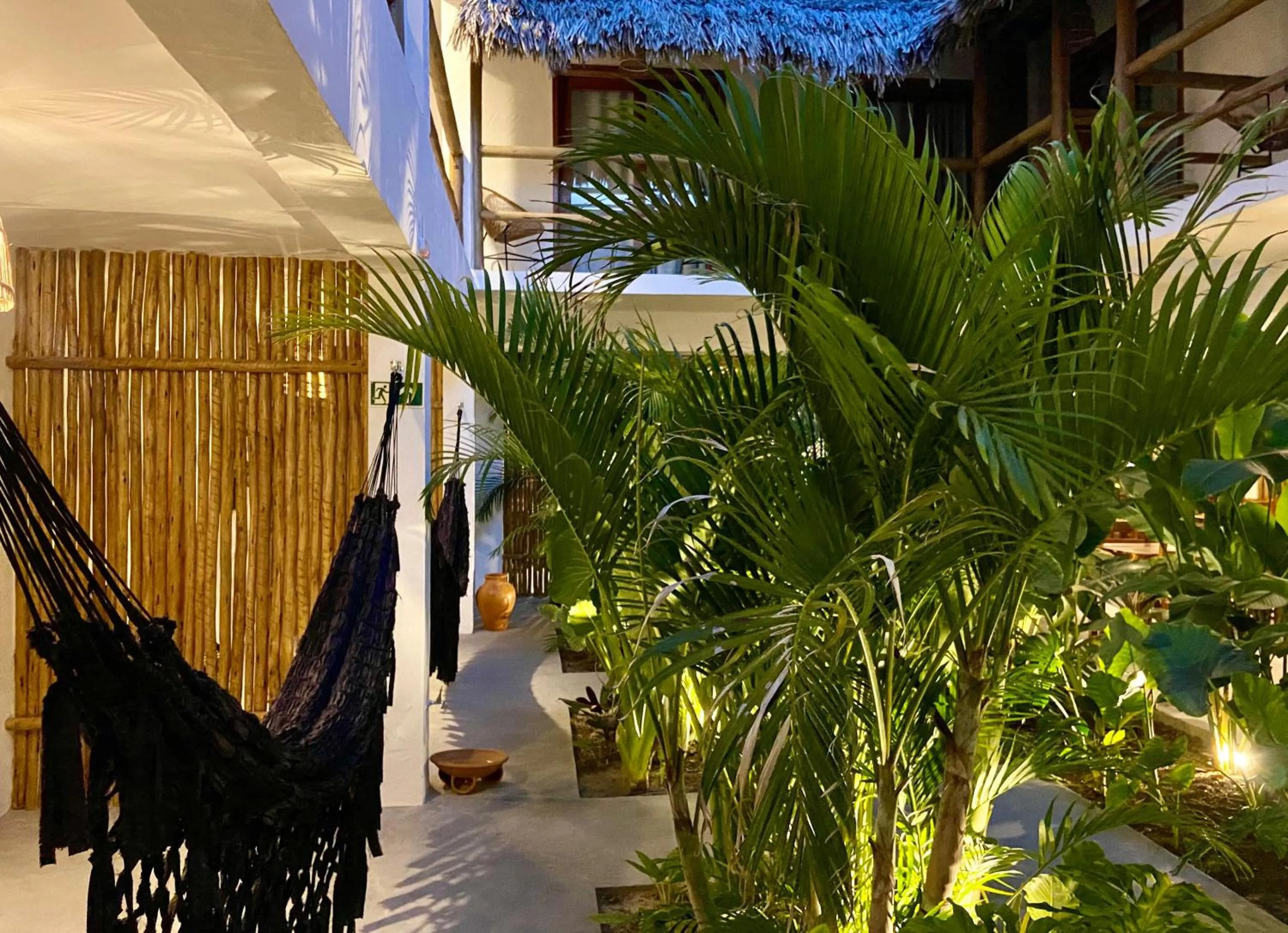 Patio in Pousada Baobá