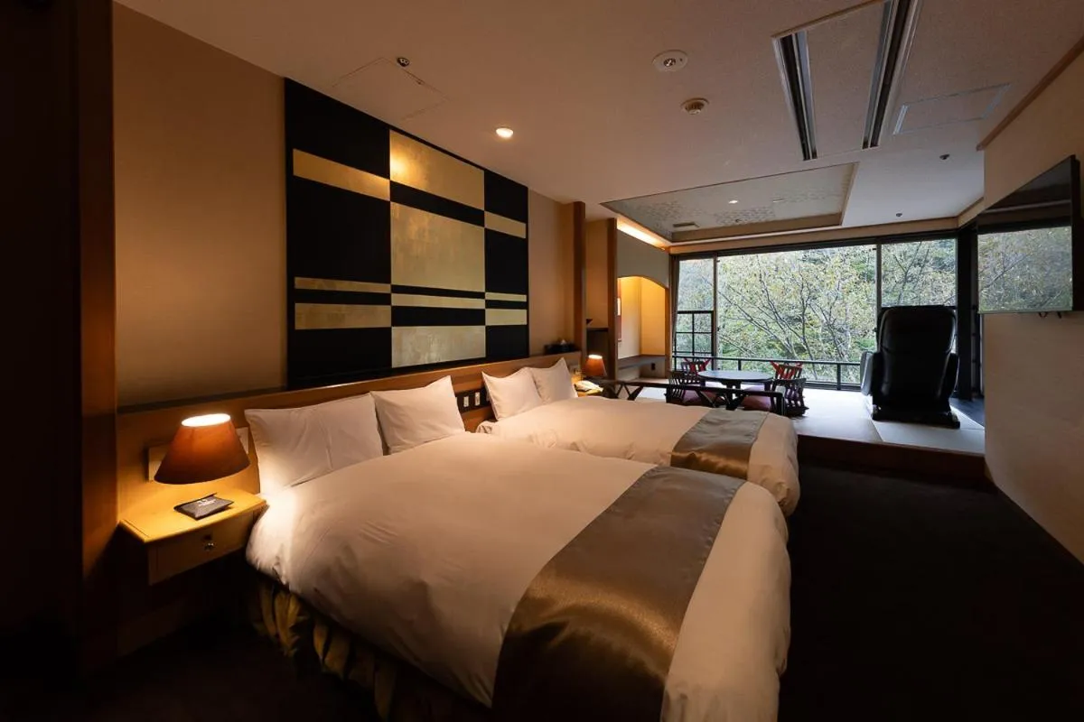 Bed in Okudogo Ichiyunomori