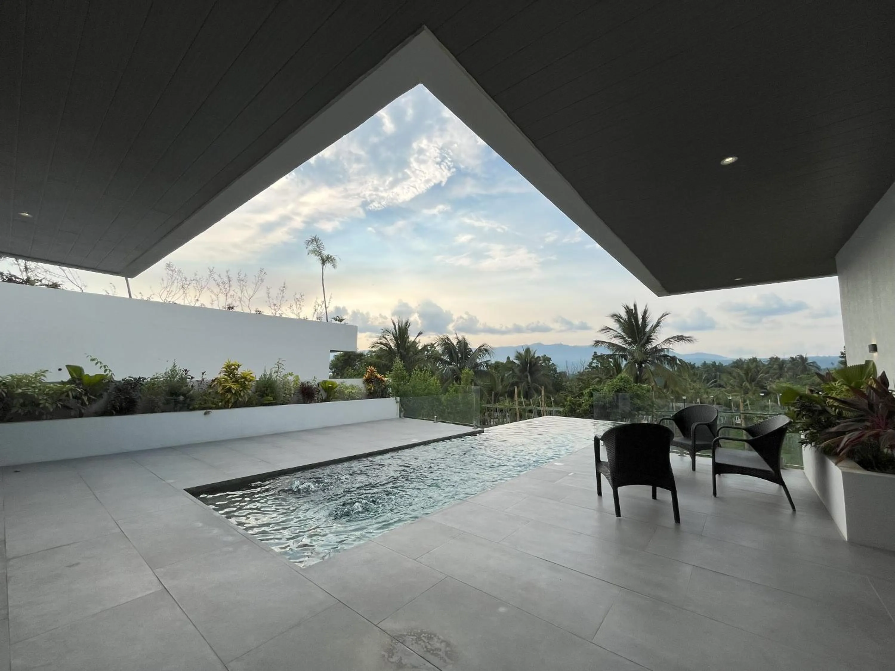 Pool view in The Vineyard at Tanauan