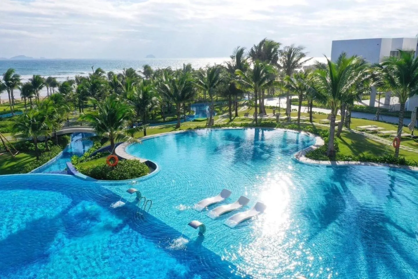 Swimming pool in The Oceanfront Apartment At Cam Ranh