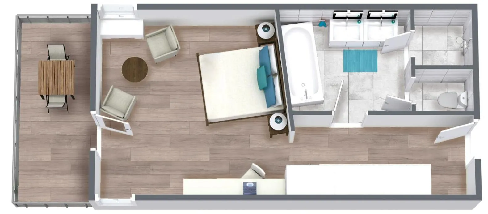 Bed in TOP Hotel Hochgurgl