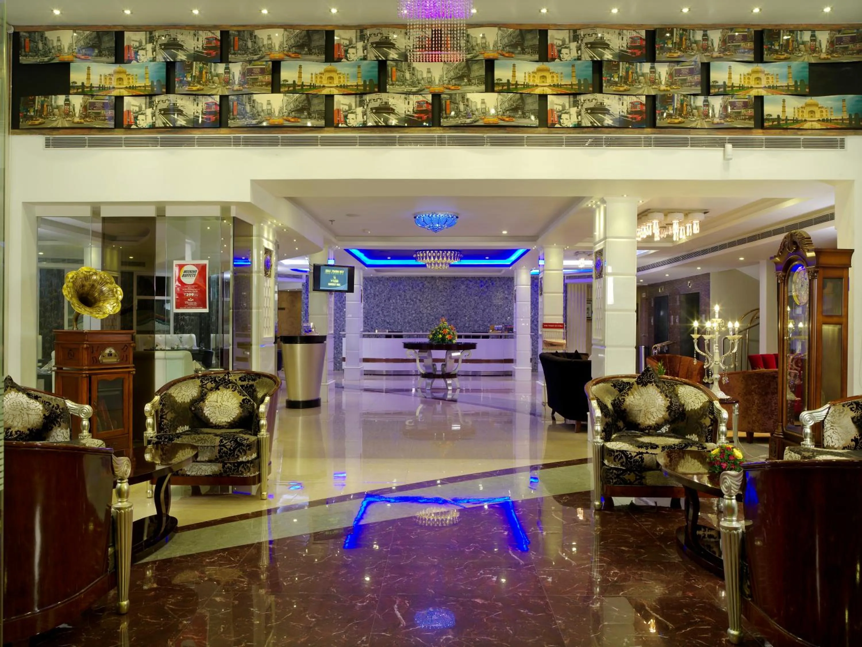 Lobby or reception in The Pgs Vedanta