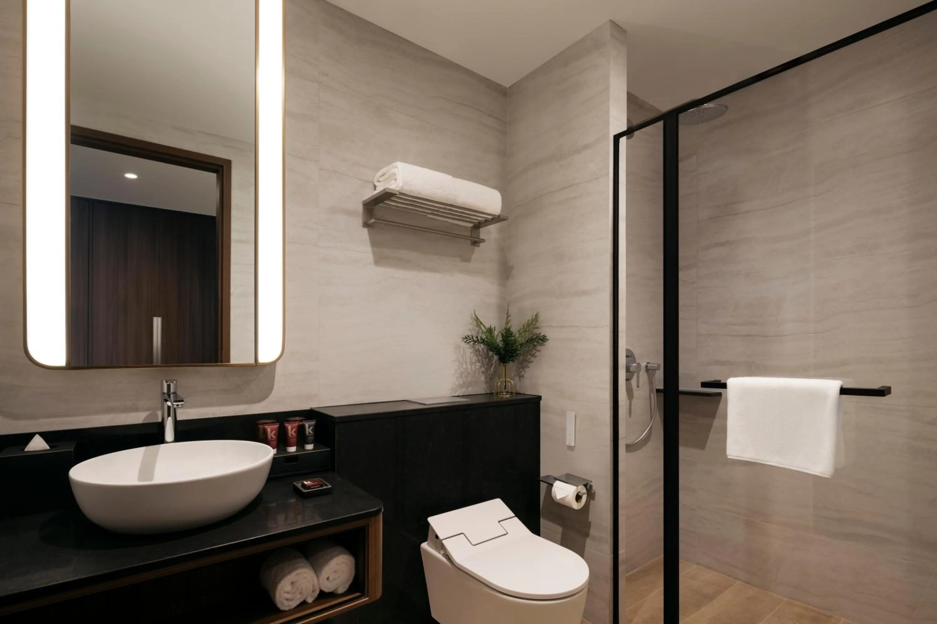 Bathroom in Quincy House Singapore by Far East Hospitality