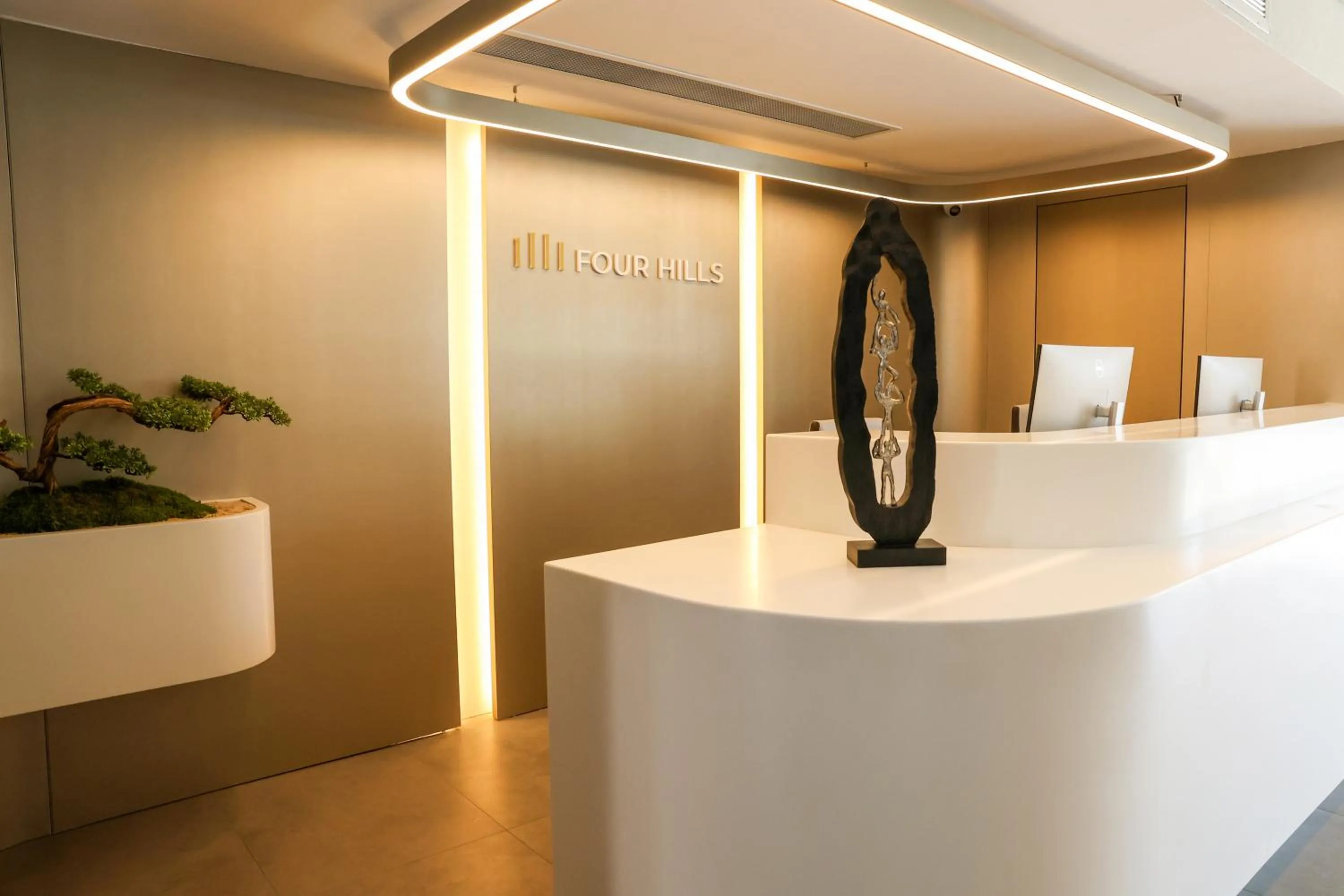 Lobby or reception in Four Hills Hotel