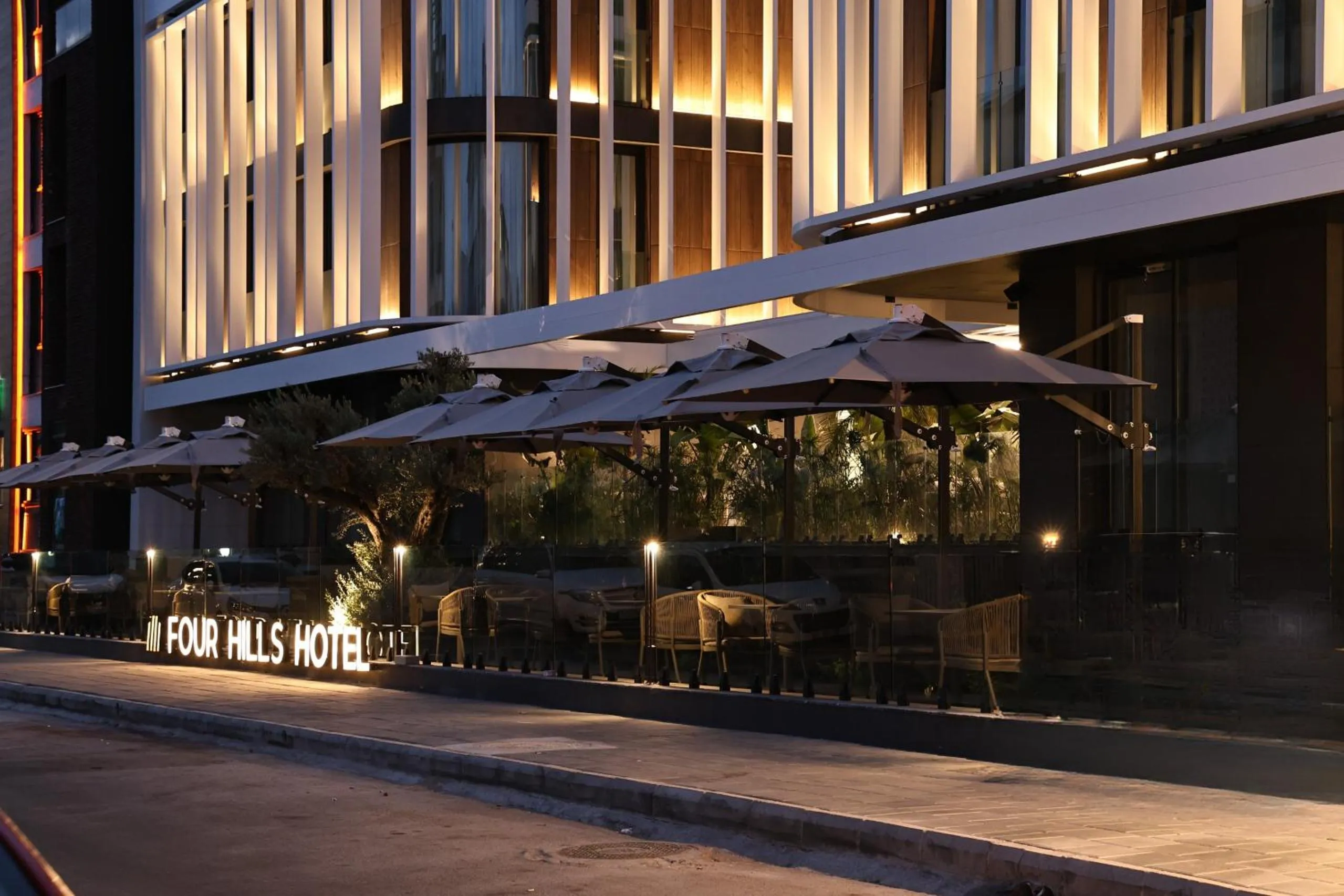 Property building in Four Hills Hotel