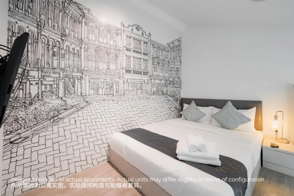 Bed in Heritage Collection on Chinatown - Mobile App Check-In