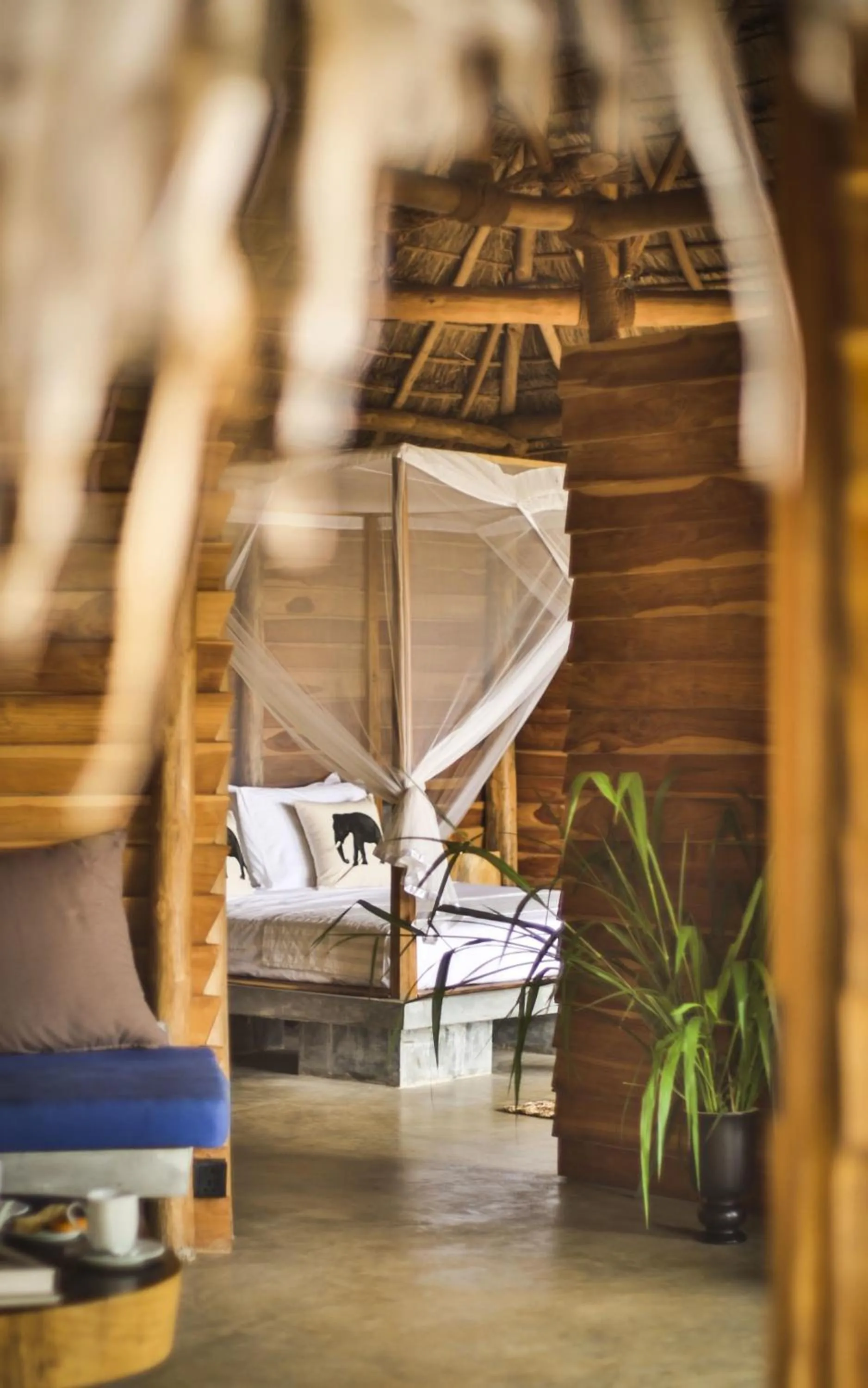 Bedroom, Bed in Gal Oya Lodge