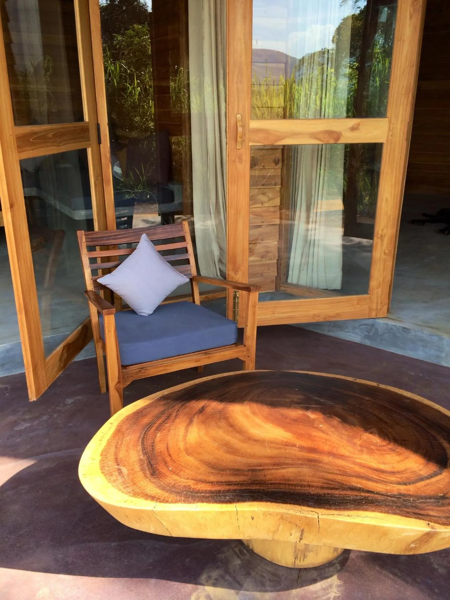 Balcony/Terrace in Gal Oya Lodge