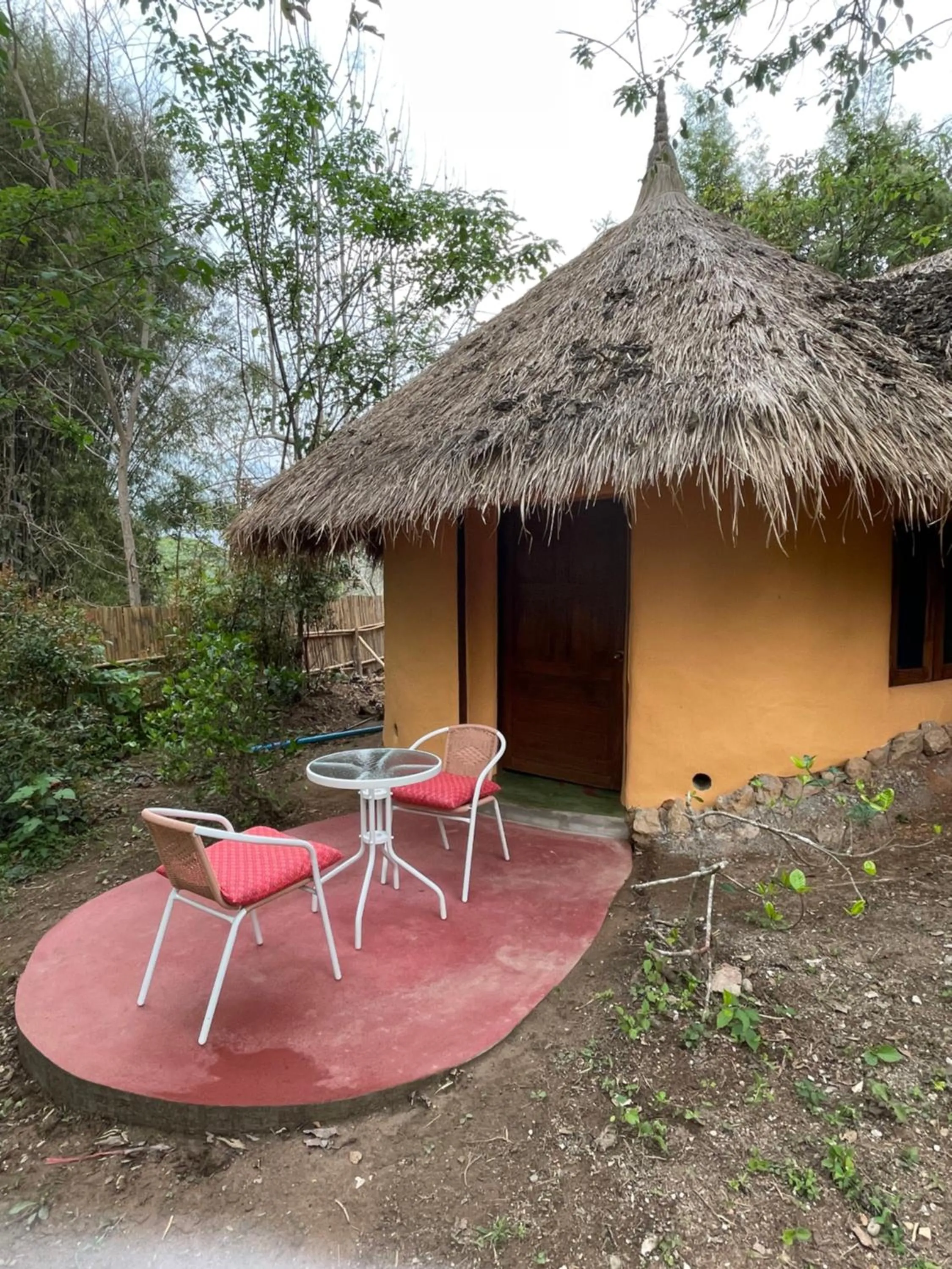 Seating area in Chiang Dao Roundhouses