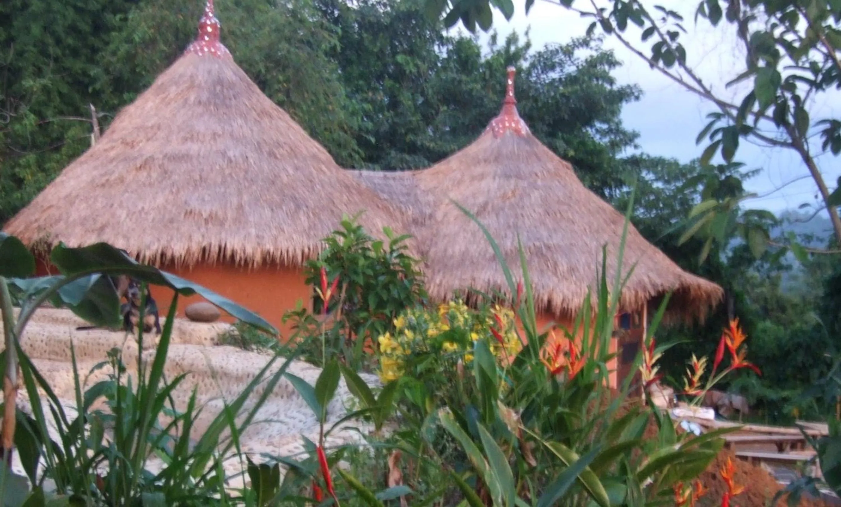 Garden in Chiang Dao Roundhouses