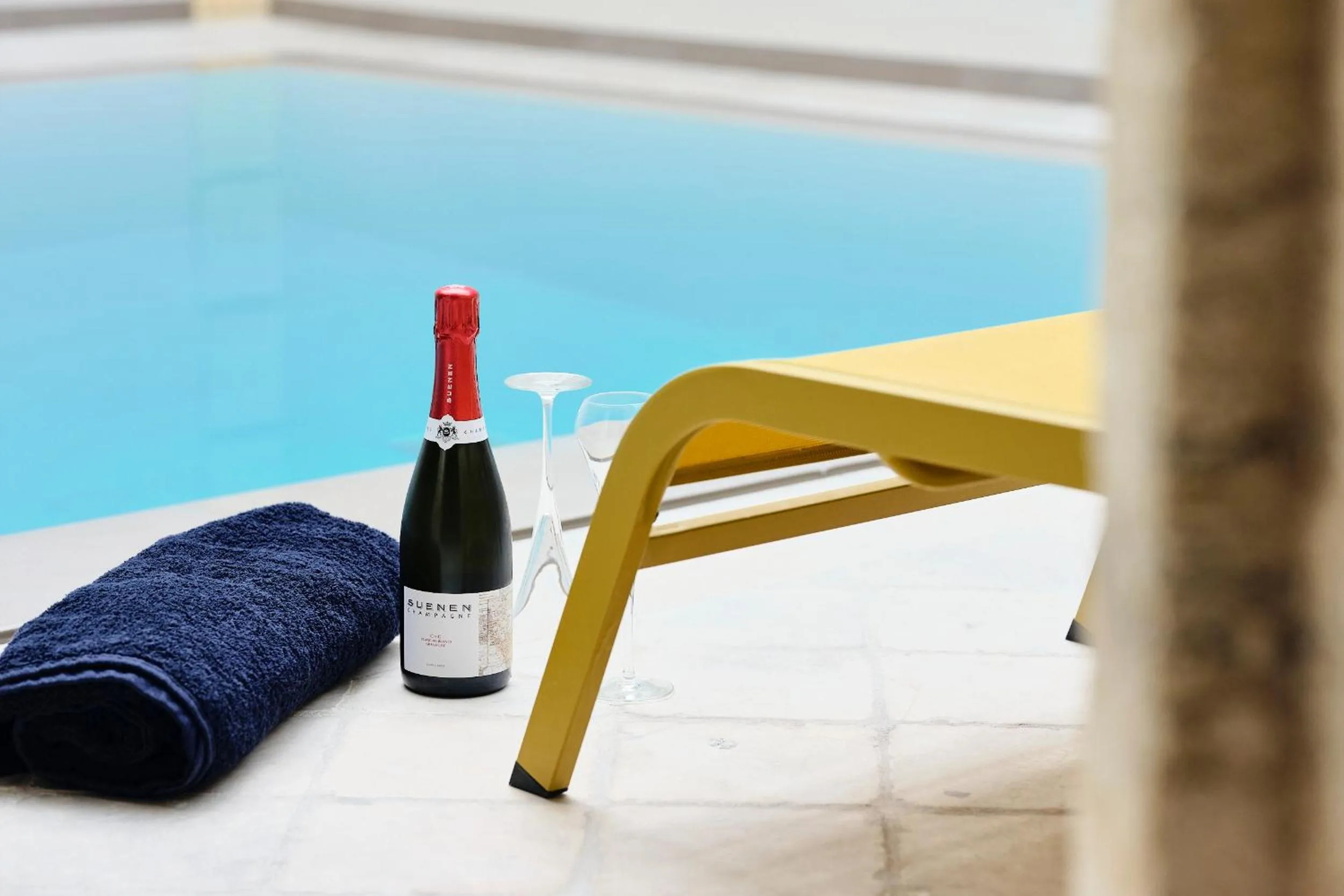 Pool view in Maison Heym Bordeaux