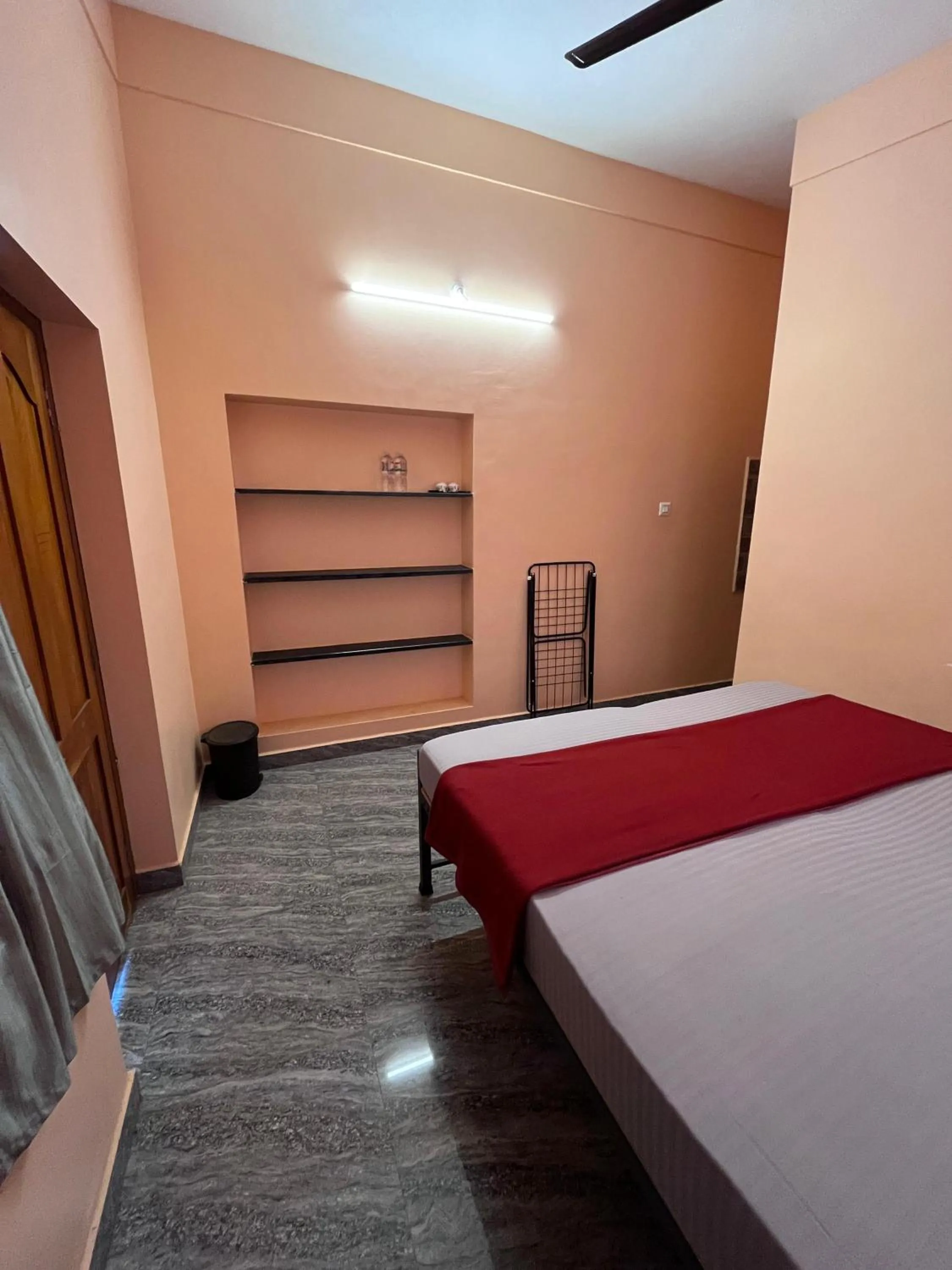 Bed in HostelVK Gokarna