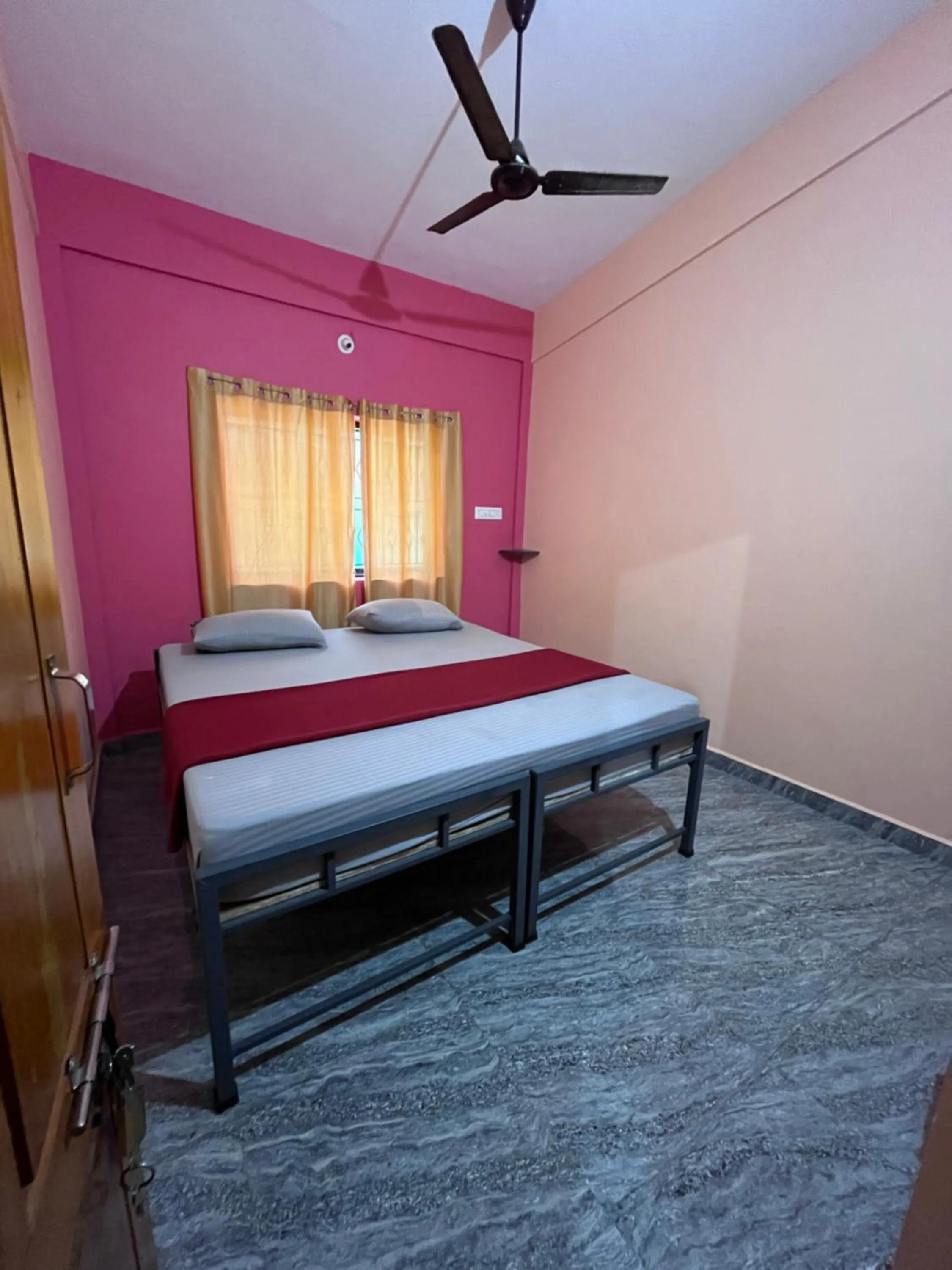 Bed in HostelVK Gokarna