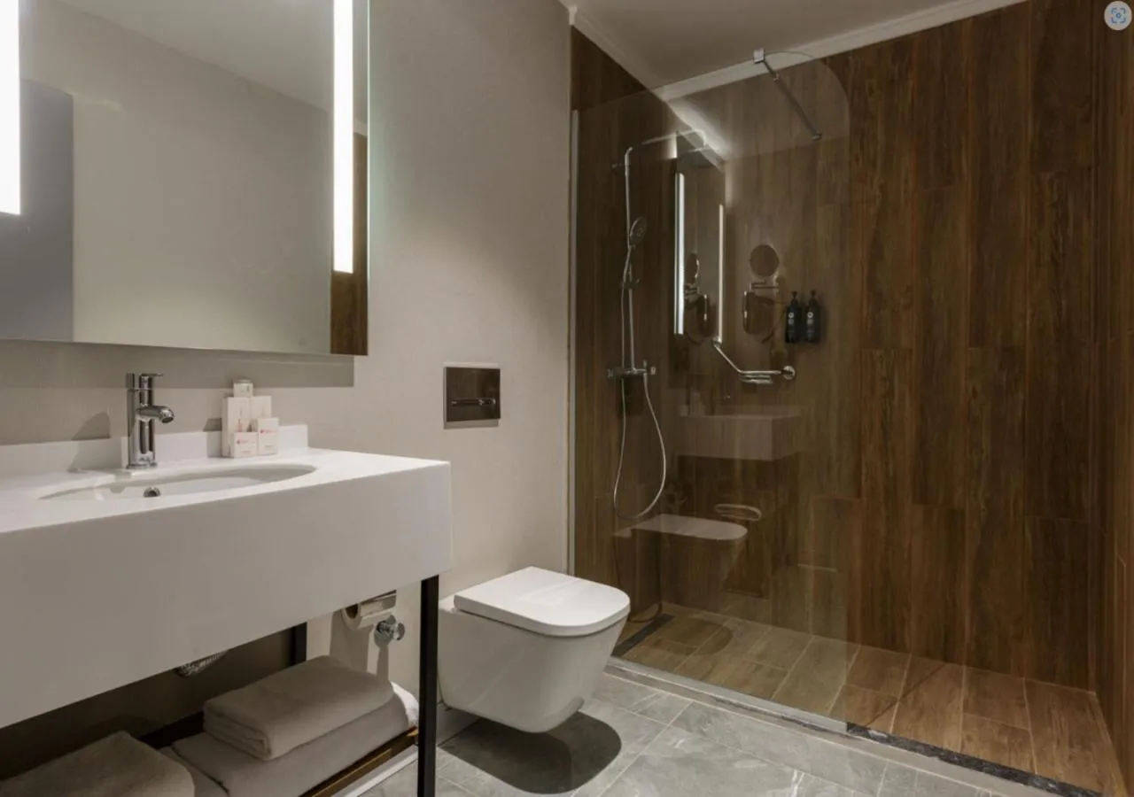 Shower in Ramada Encore by Wyndham Istanbul Arnavutkoy