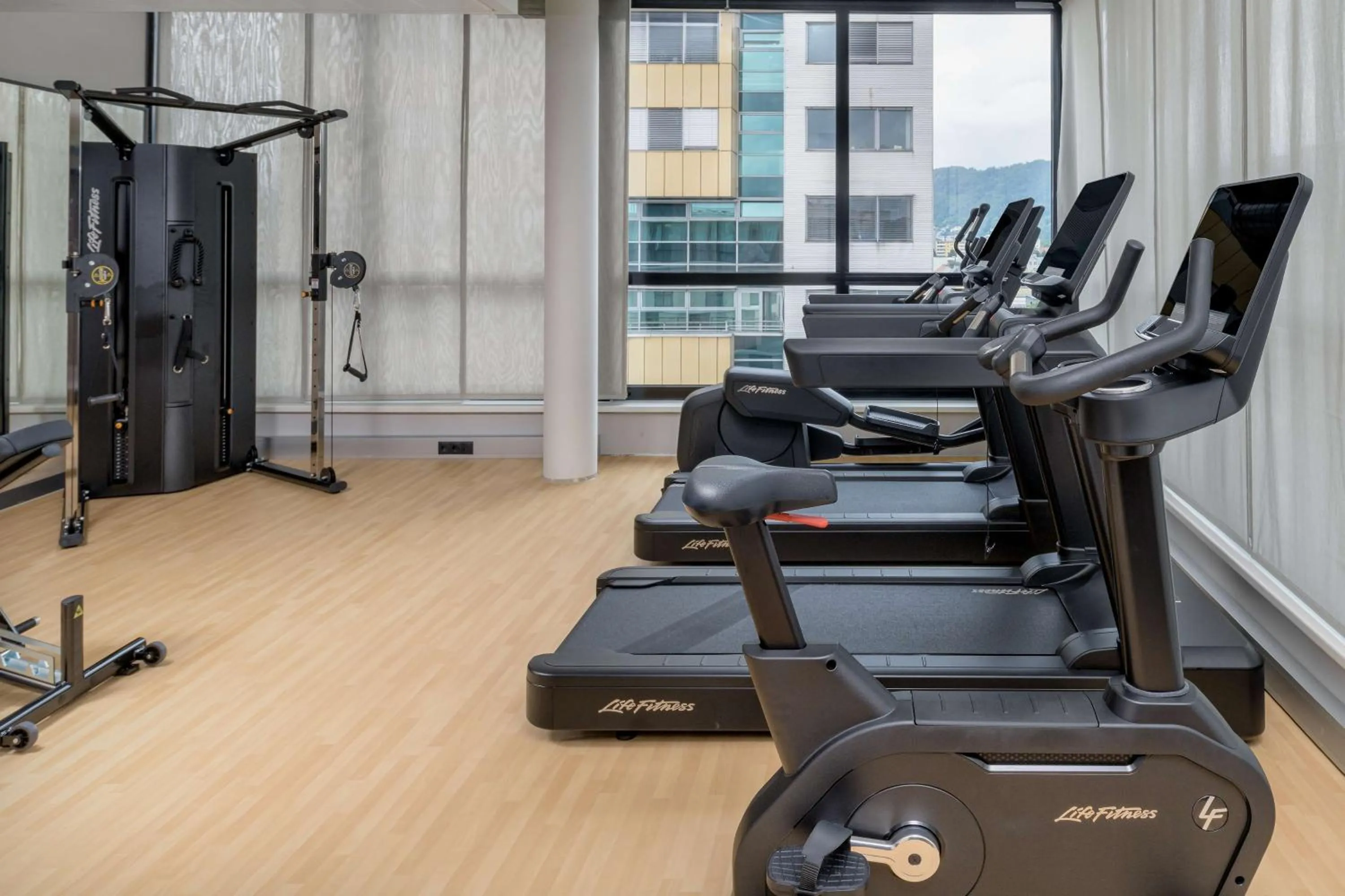 Fitness centre/facilities in Radisson Hotel Graz