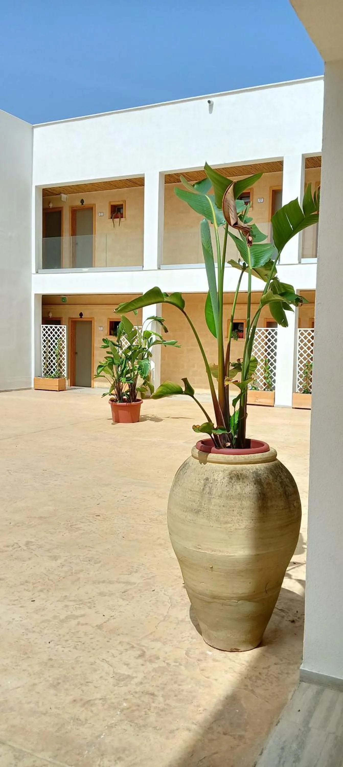 Inner courtyard view in Baitan Hotel