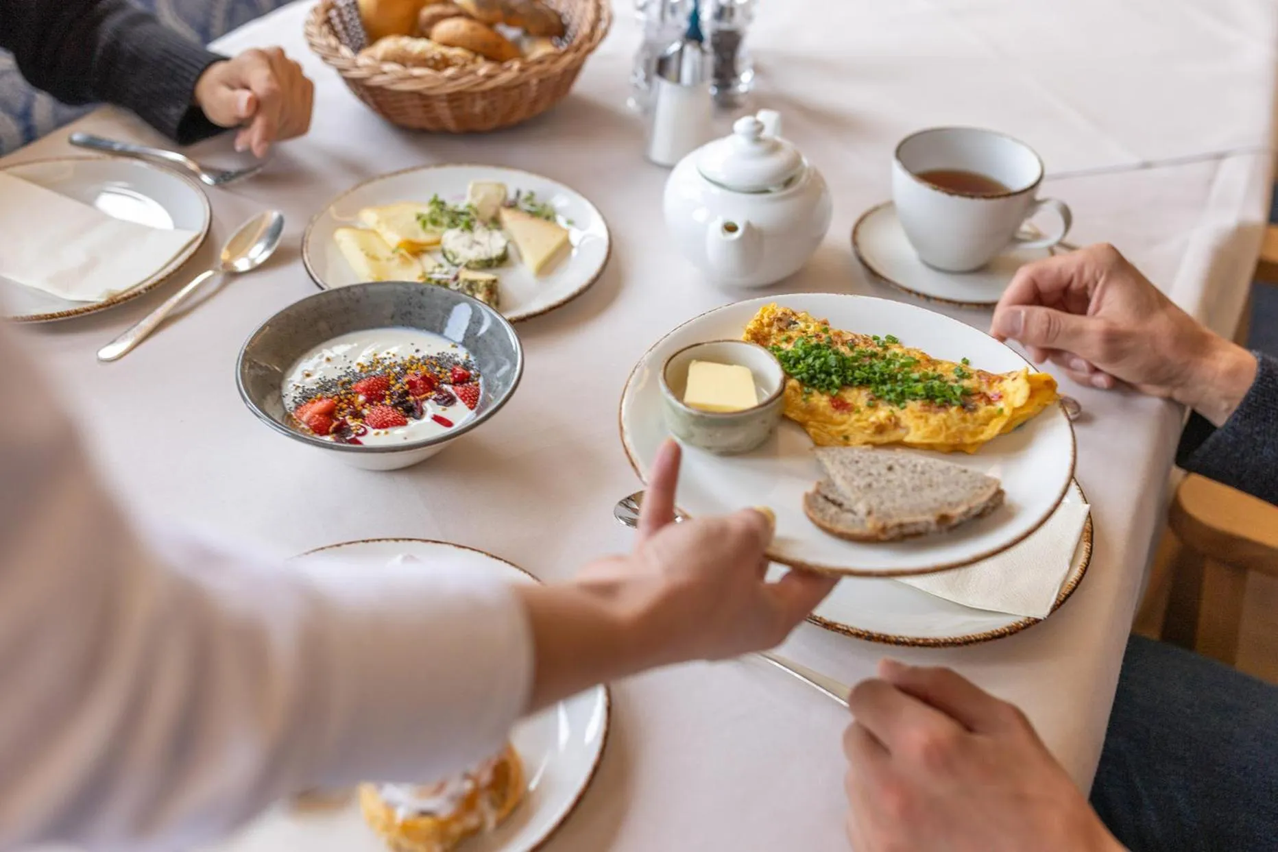 Food and drinks in Hotel Hochschober