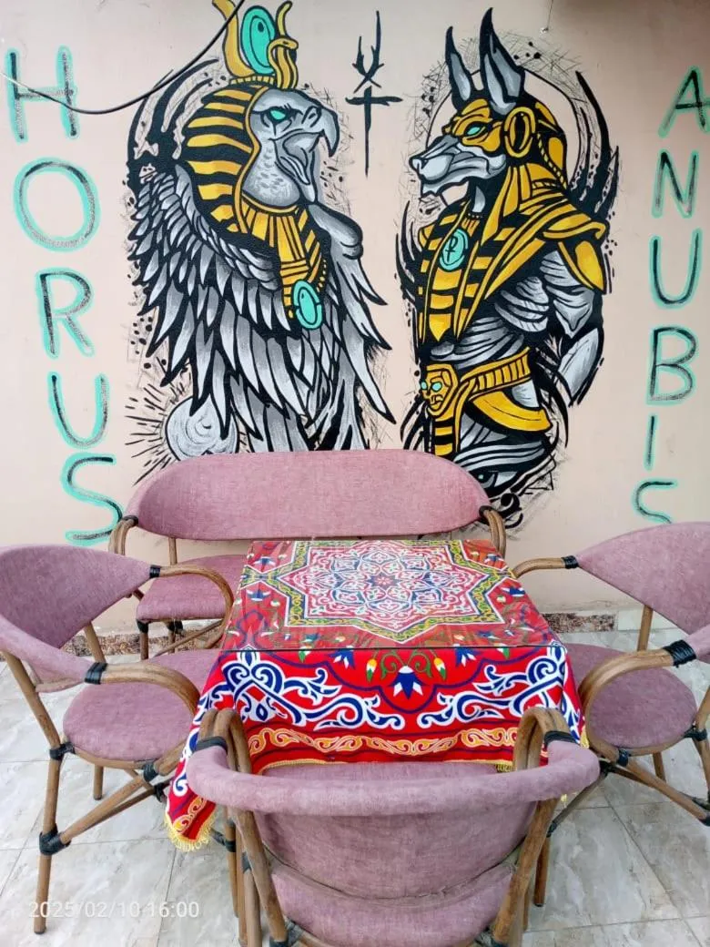 Sneferu Pyramids inn - Full Pyramids View