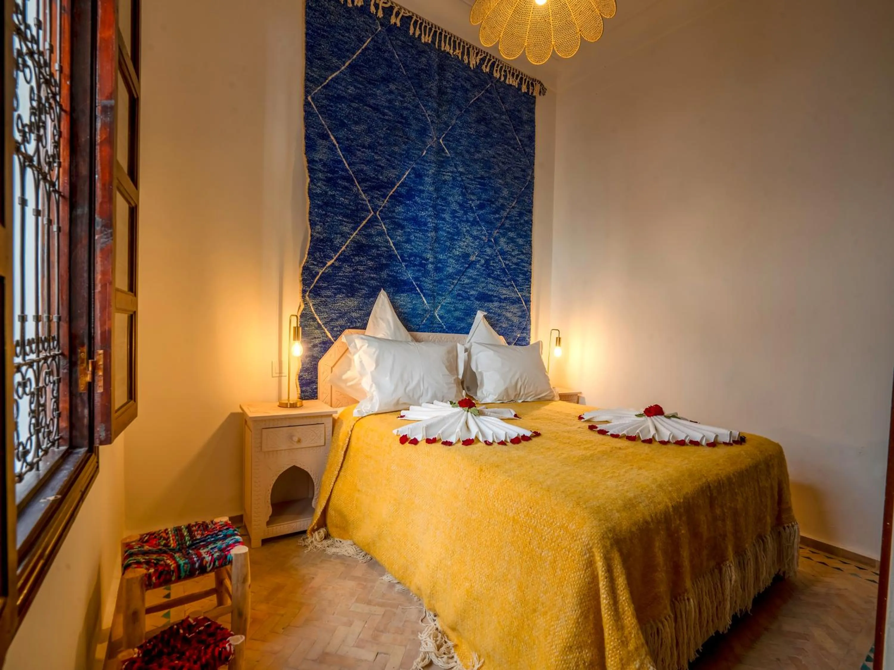 Bed in Kilimini Riad & SPA