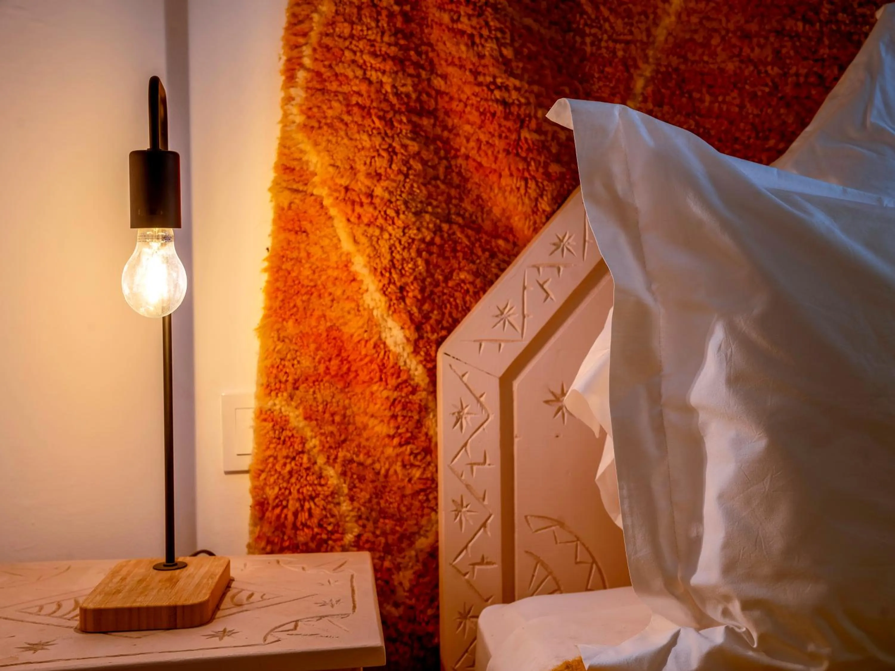 Bed in Kilimini Riad & SPA