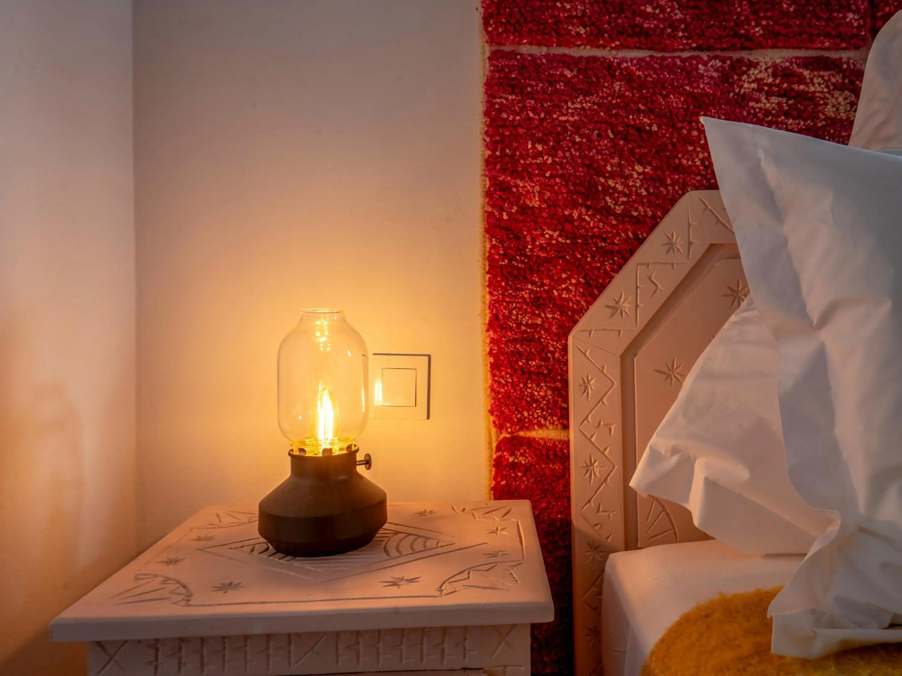 Bed in Kilimini Riad & SPA