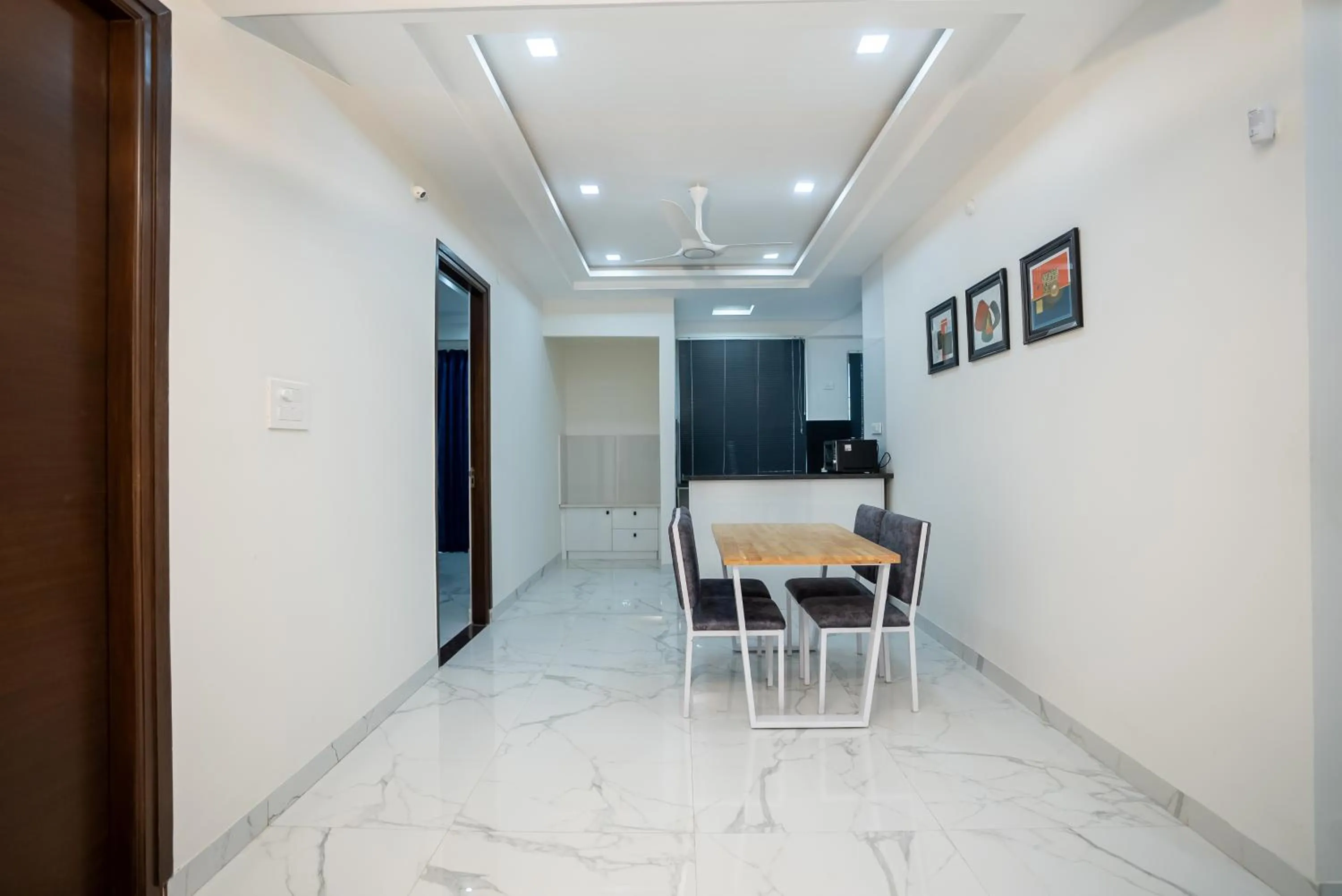 Dining area in The Balcony Suites