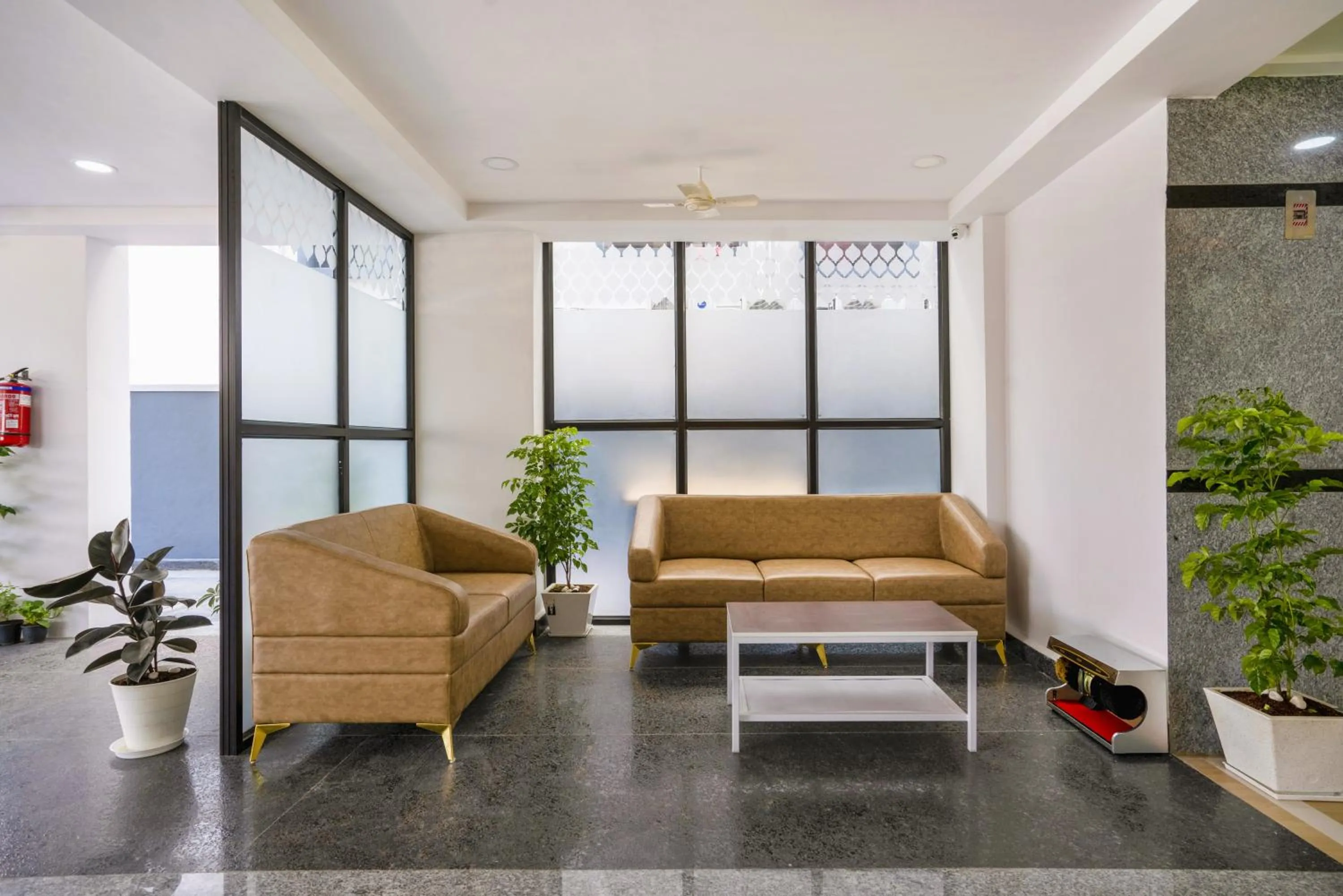 Lobby or reception in The Balcony Suites