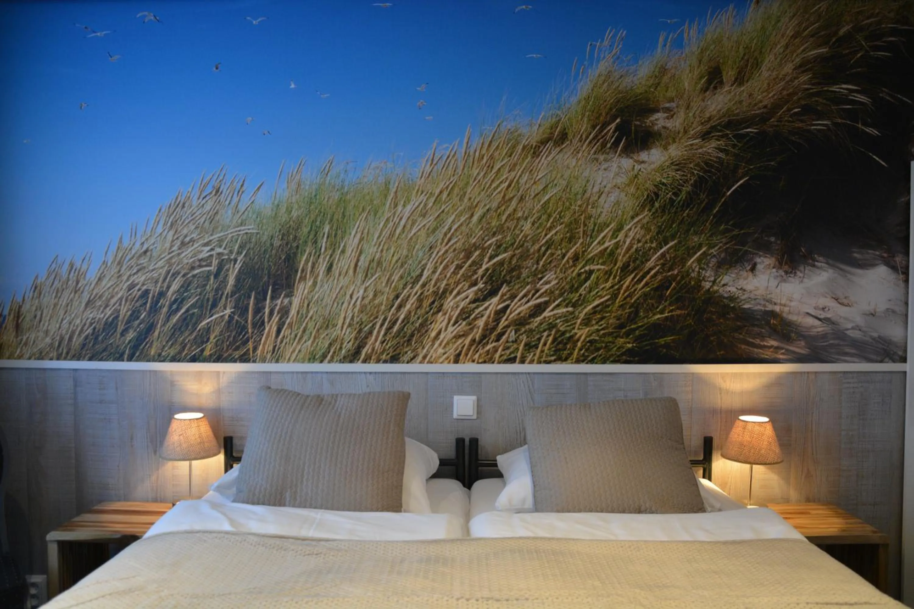 Bed in SEA YOU Hotel Noordwijk