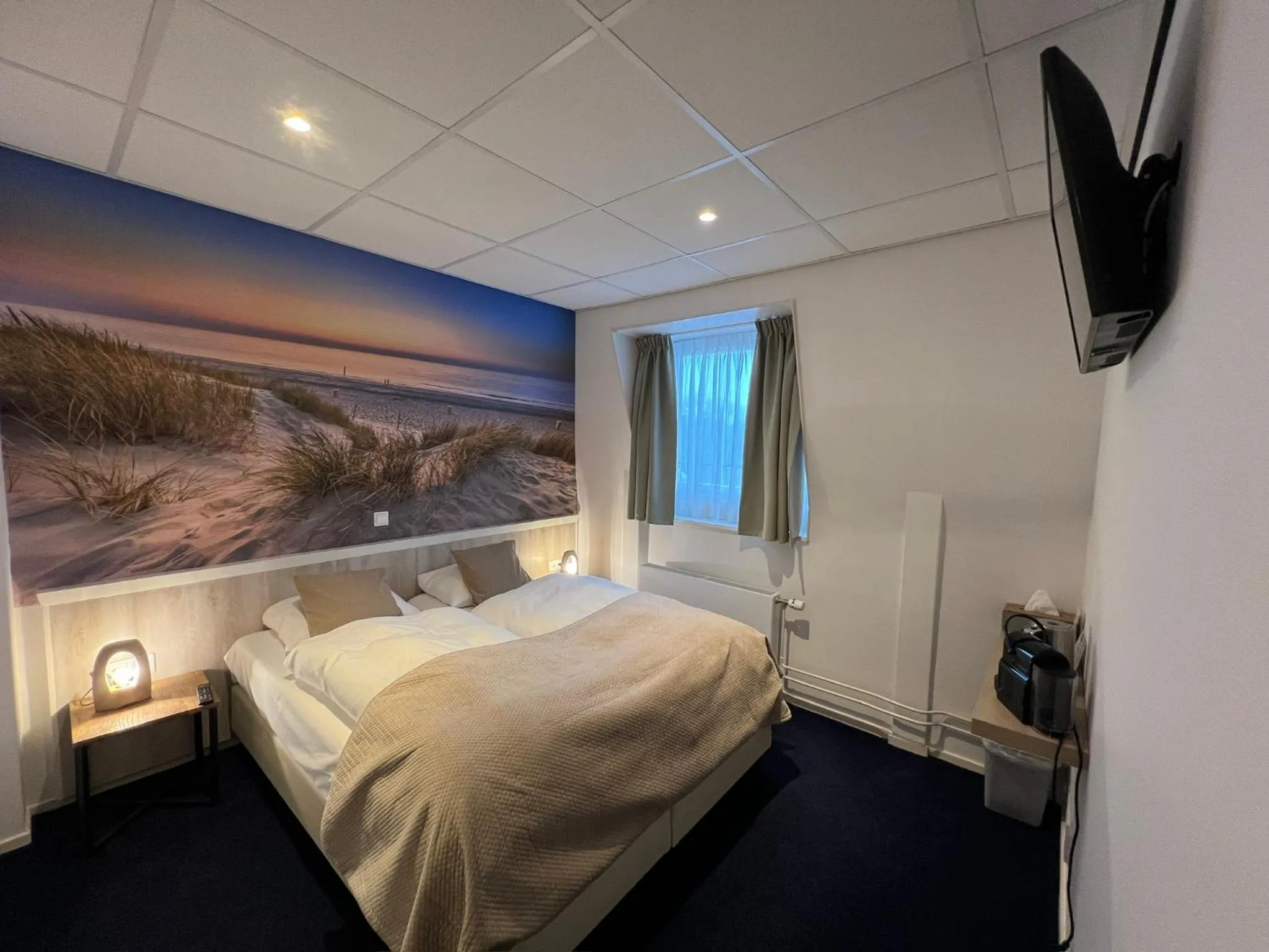 Bed in SEA YOU Hotel Noordwijk