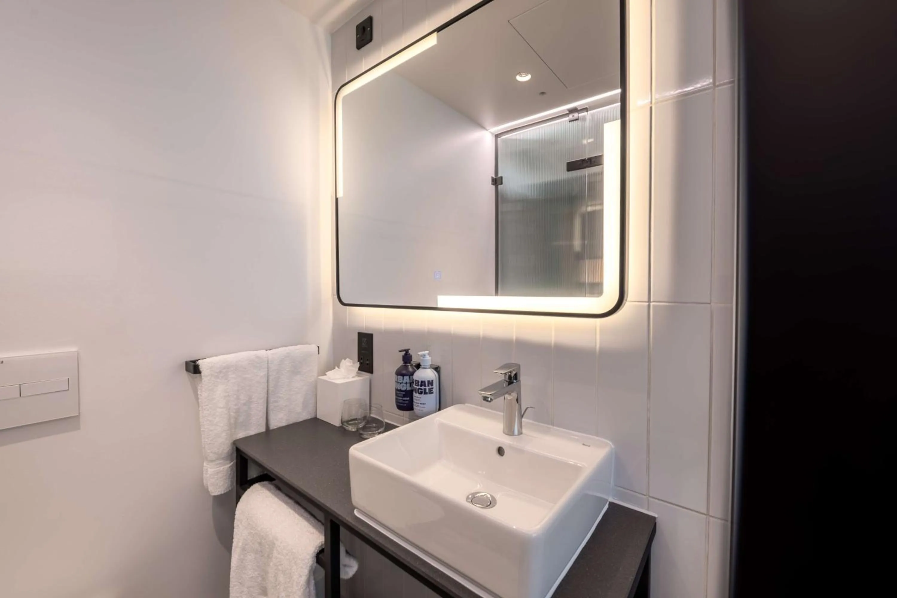 Bathroom in YOTELPAD London Stratford