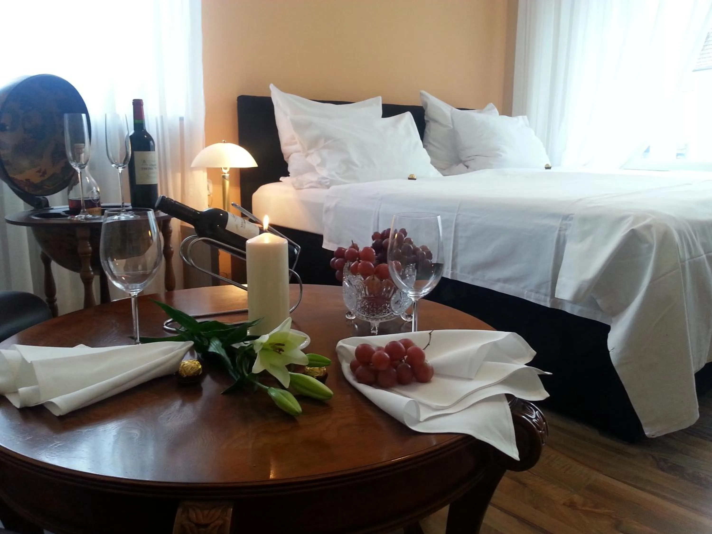 Bed in Hotel Zum Berggarten