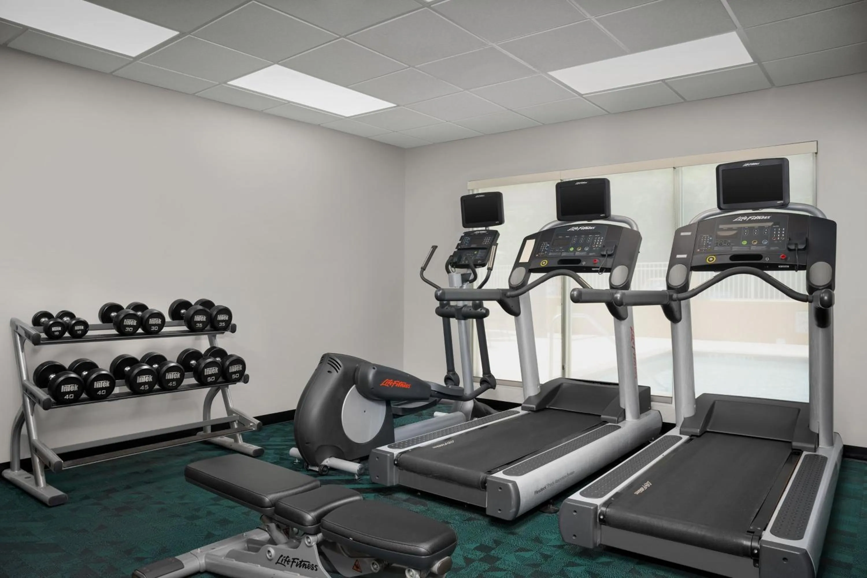 Fitness centre/facilities in TownePlace Suites by Marriott Gainesville Northwest