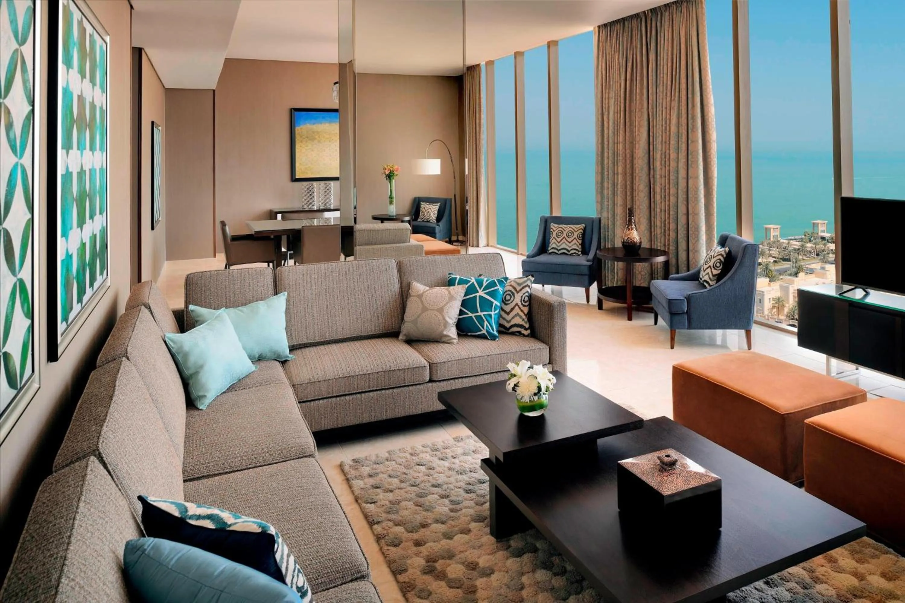 Living room in Residence Inn by Marriott Kuwait City