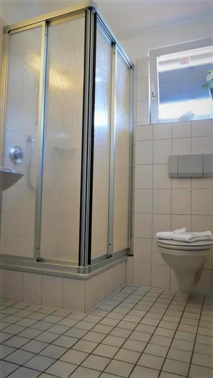 Shower in Hotel Garni Alte Post