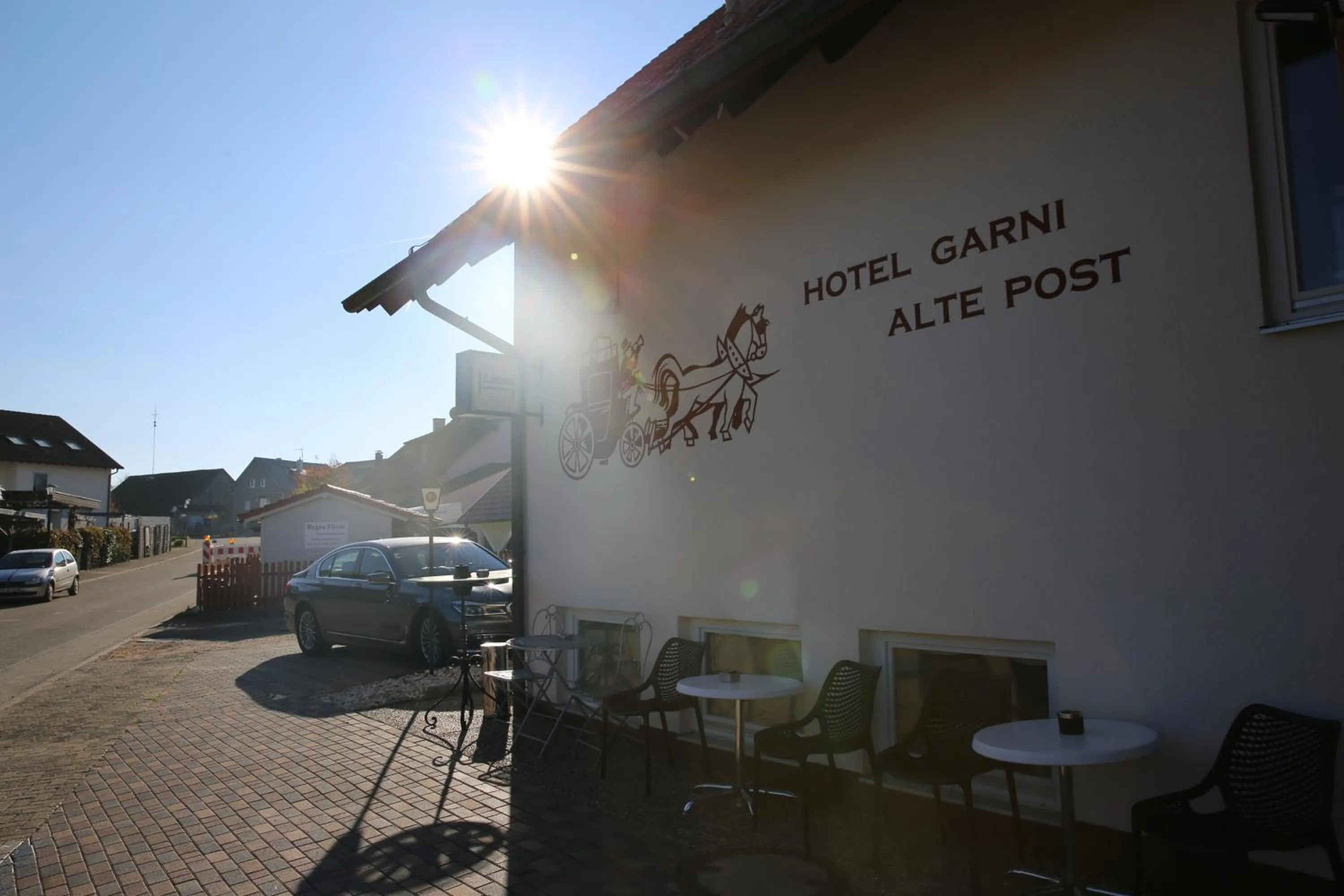 Property building in Hotel Garni Alte Post