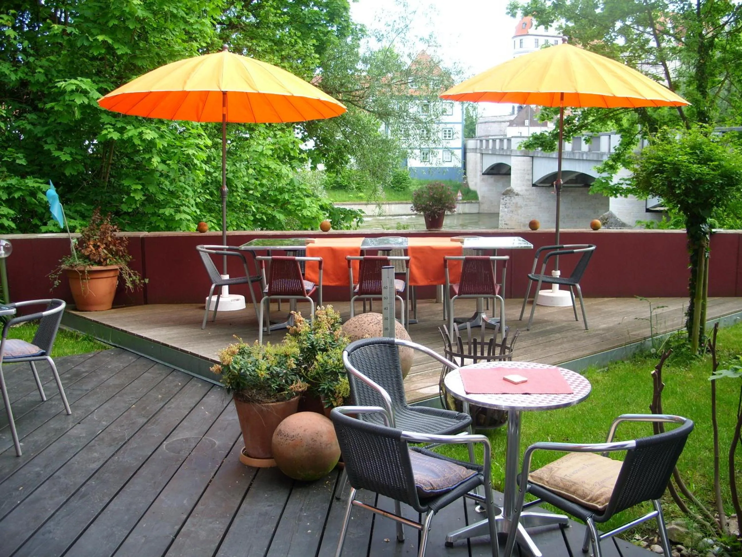 Balcony/Terrace in Hotel am Fluss