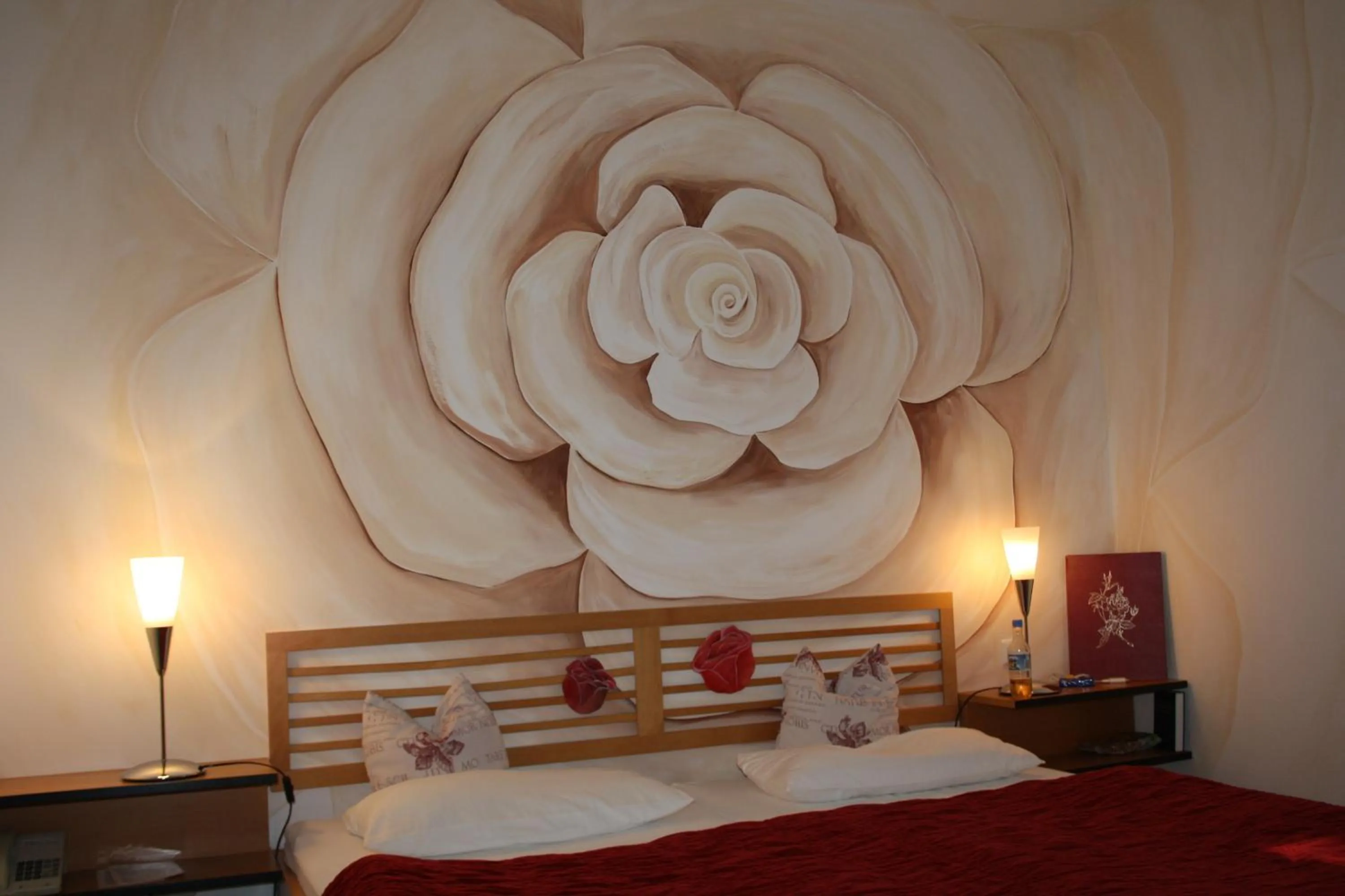 Bedroom, Bed in Hotel am Fluss