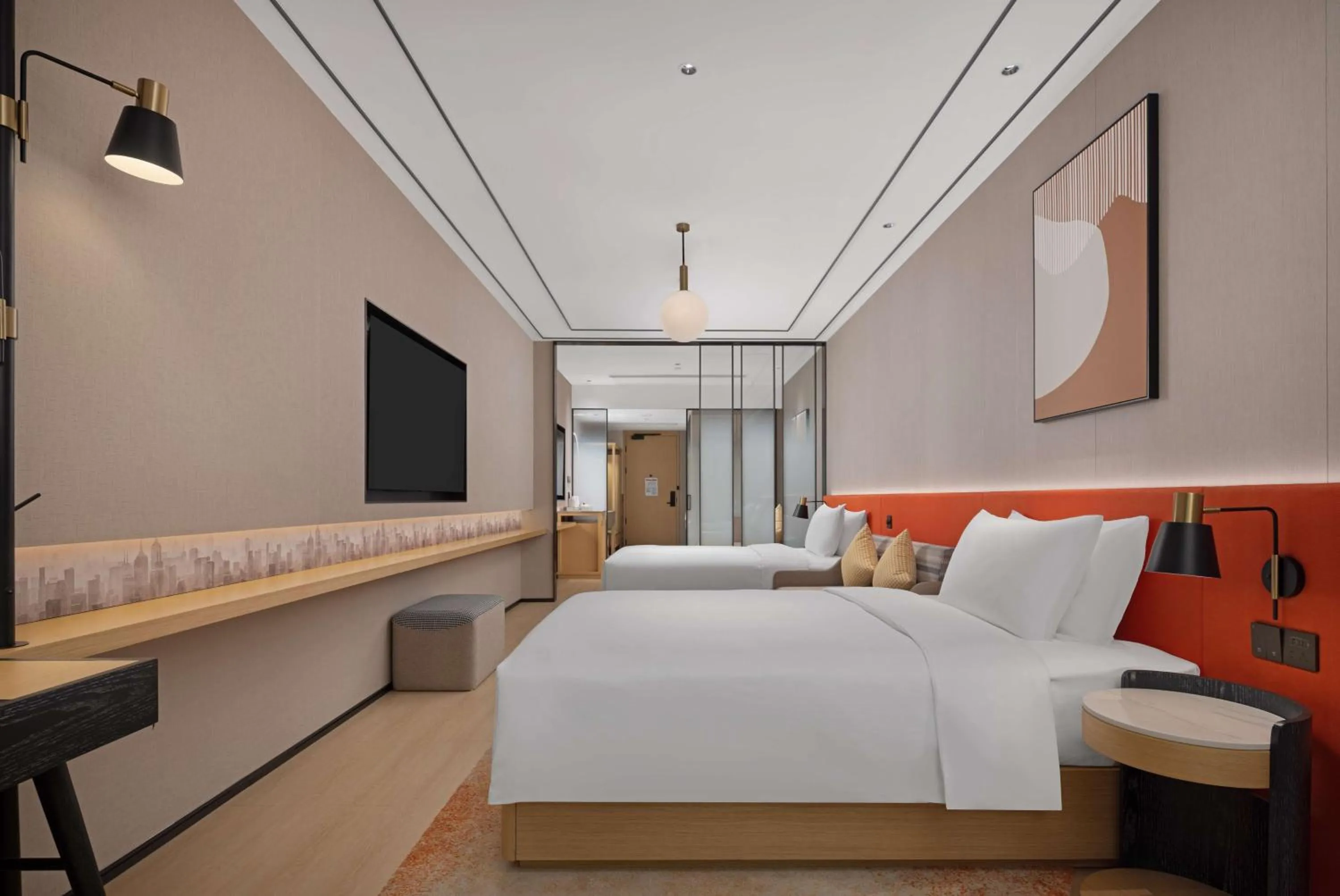 Bed in Hilton Garden Inn Chengdu Chunxi Road Center