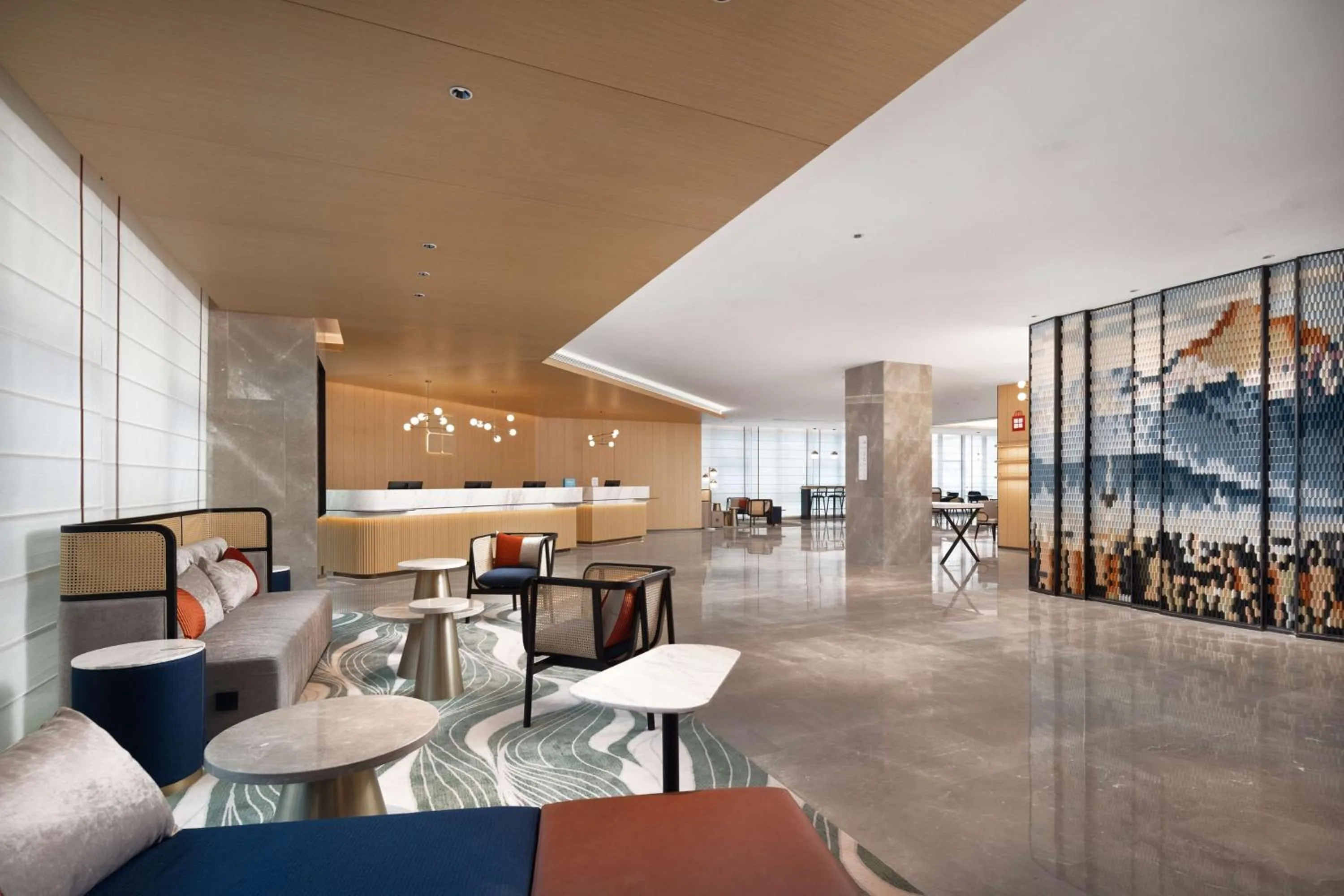 Lobby or reception in Hilton Garden Inn Chengdu Chunxi Road Center