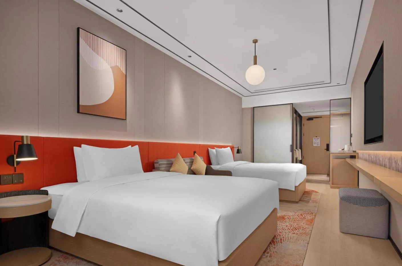 Bedroom, Bed in Hilton Garden Inn Chengdu Chunxi Road Center