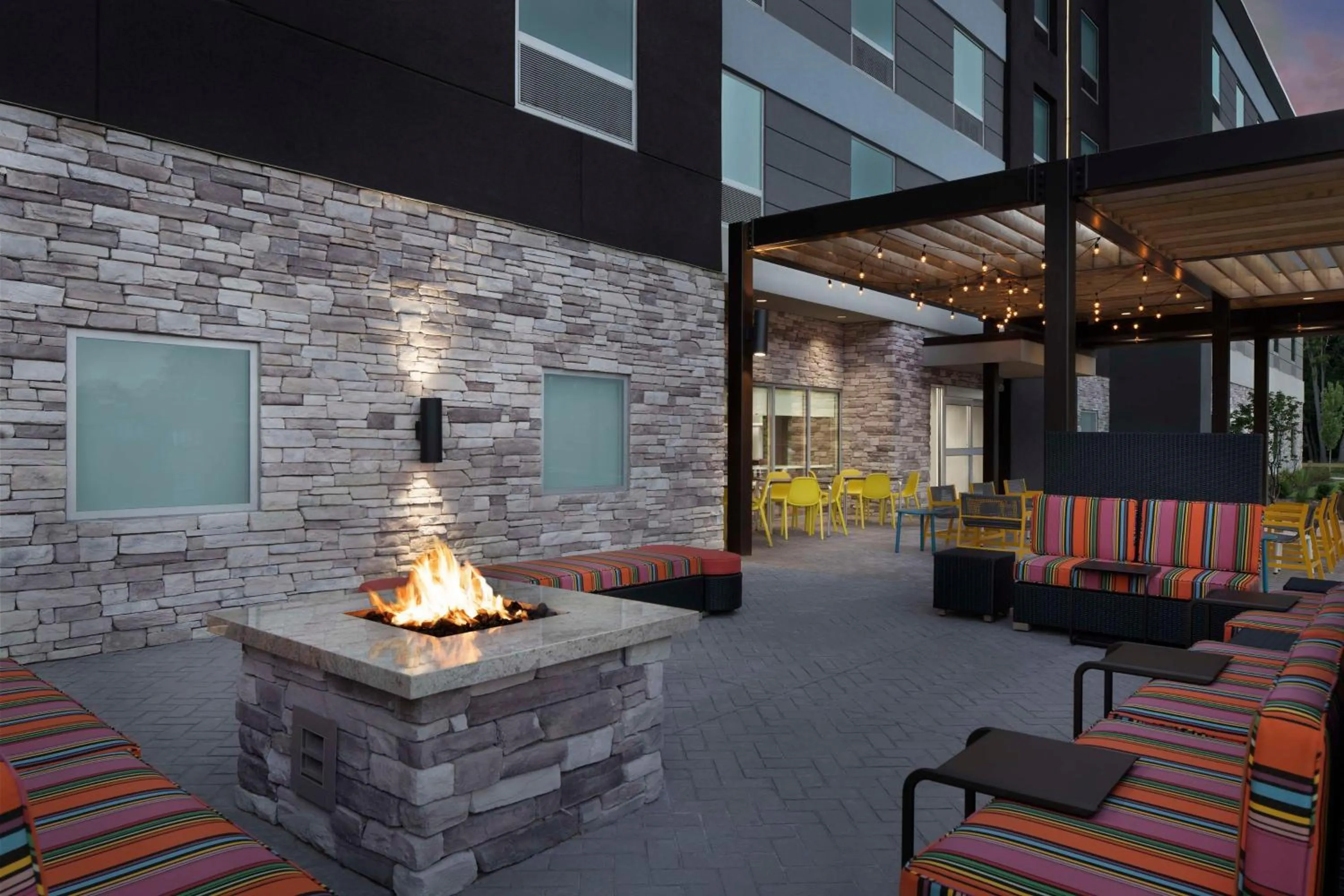 Patio in Home2 Suites By Hilton Poughkeepsie