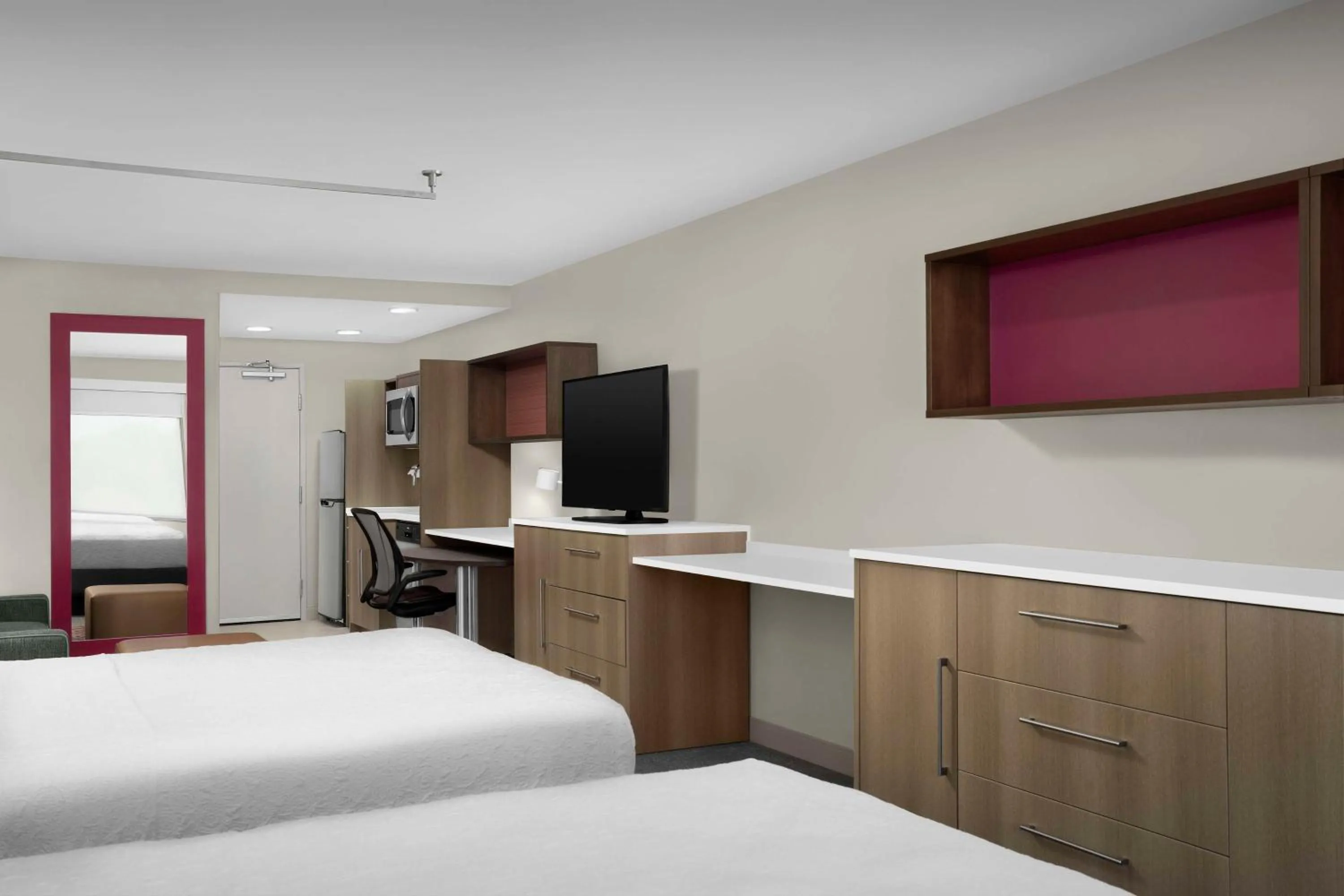 Bed in Home2 Suites By Hilton Poughkeepsie