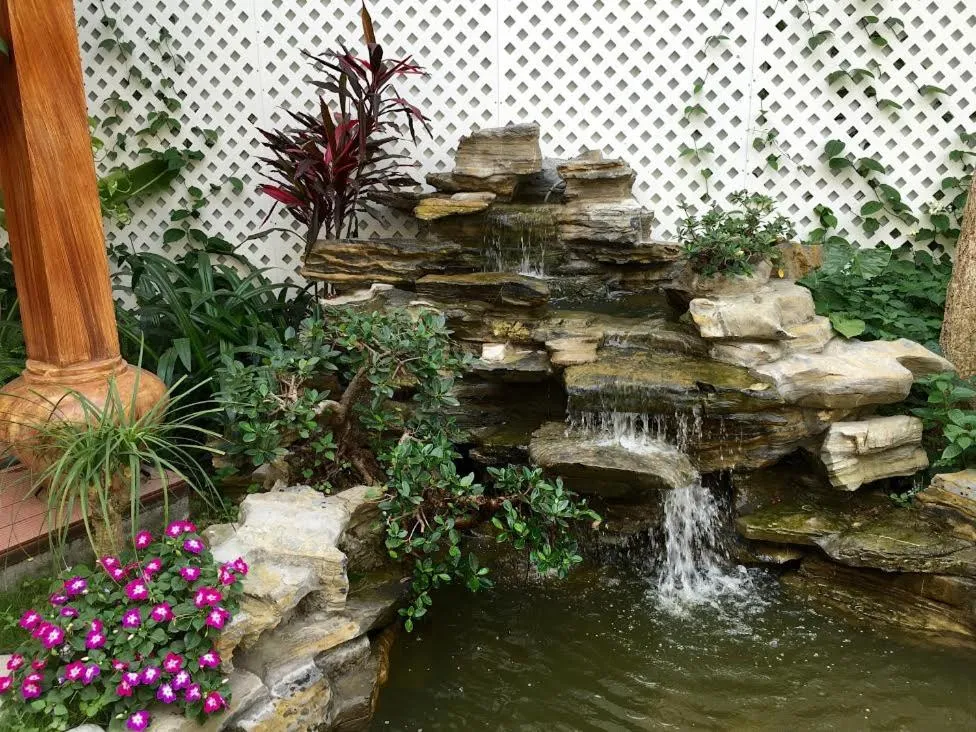 Garden in Tuong Vi Hotel