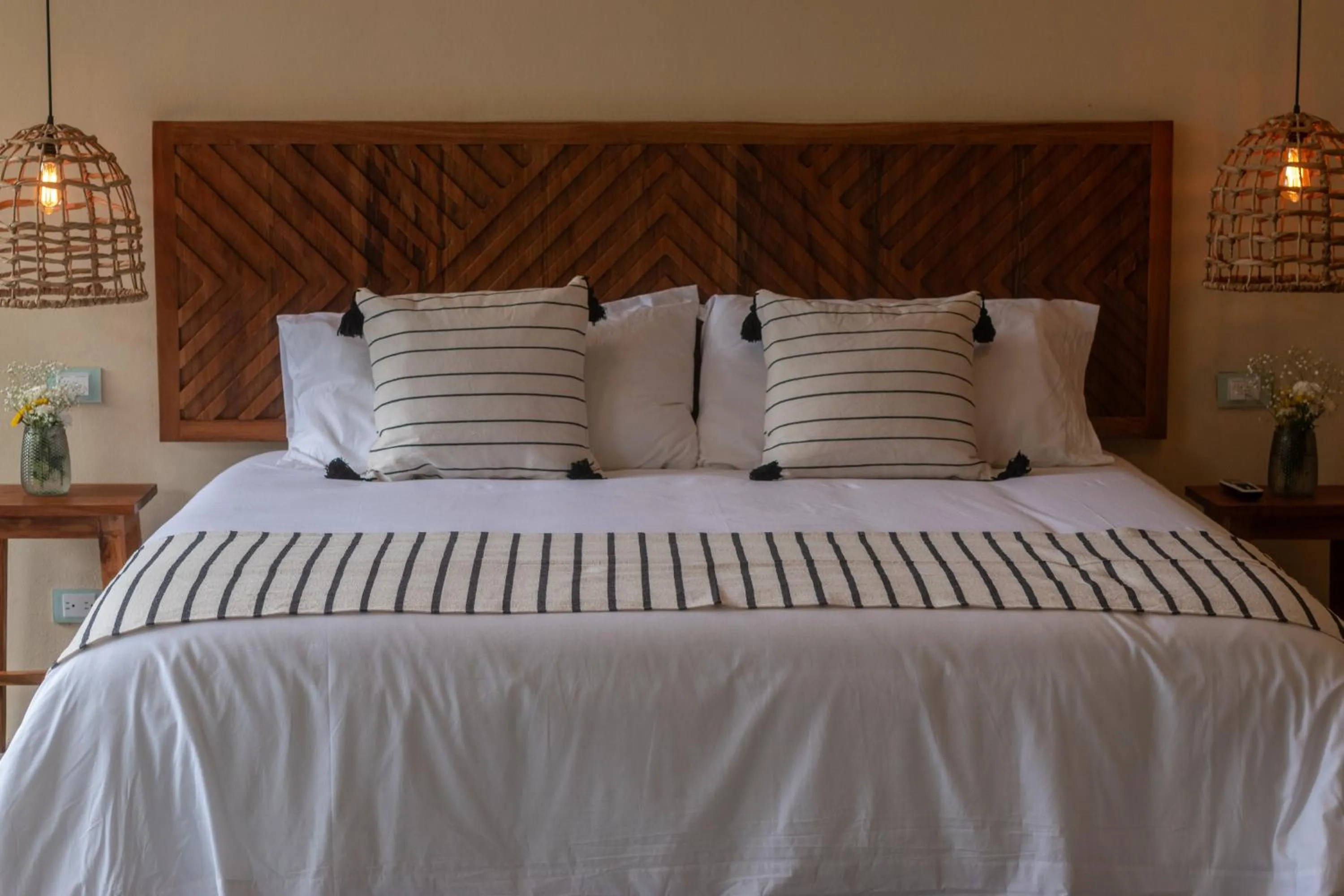 Bed in Xamira Tulum Studios