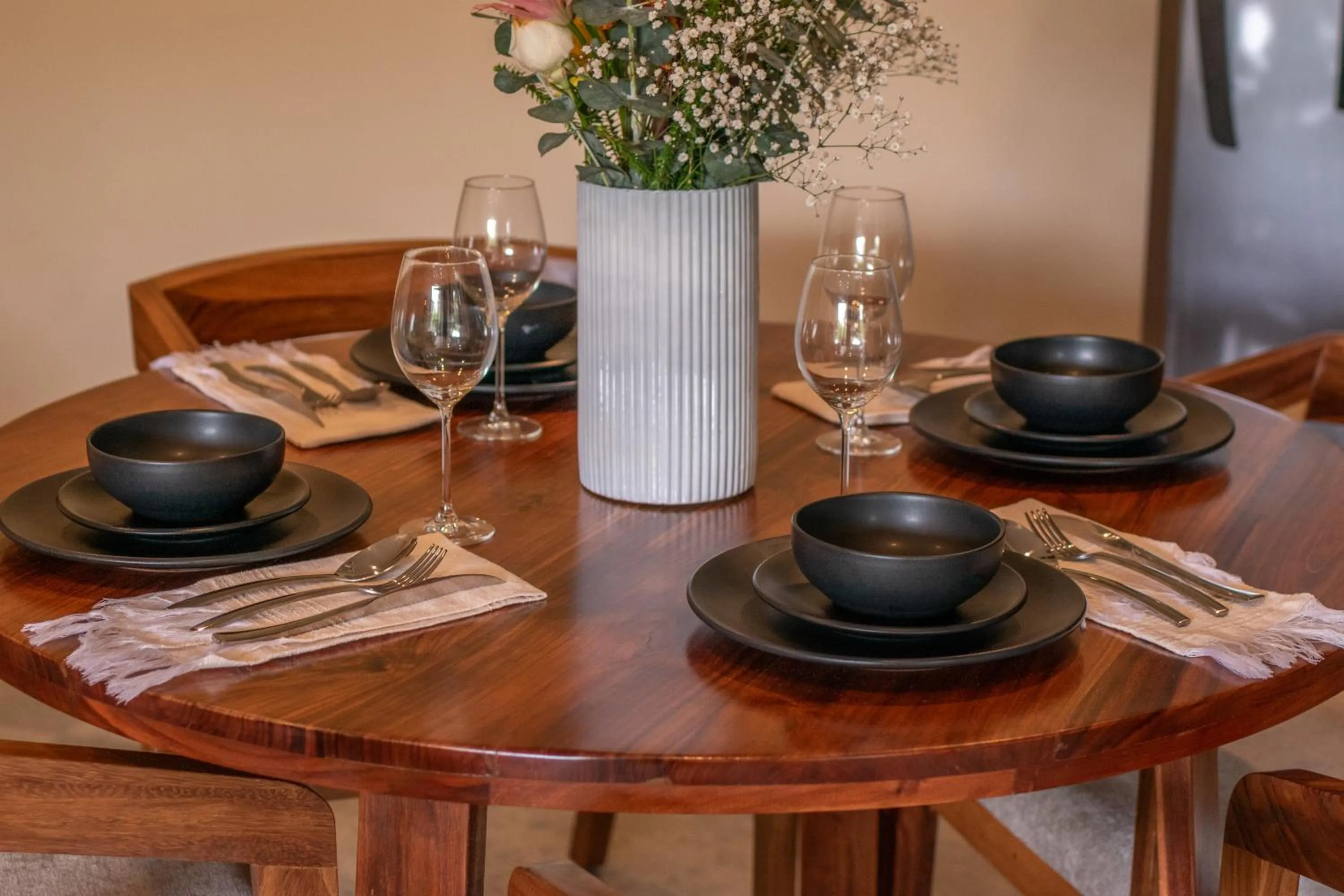 Dining area in Xamira Tulum Studios