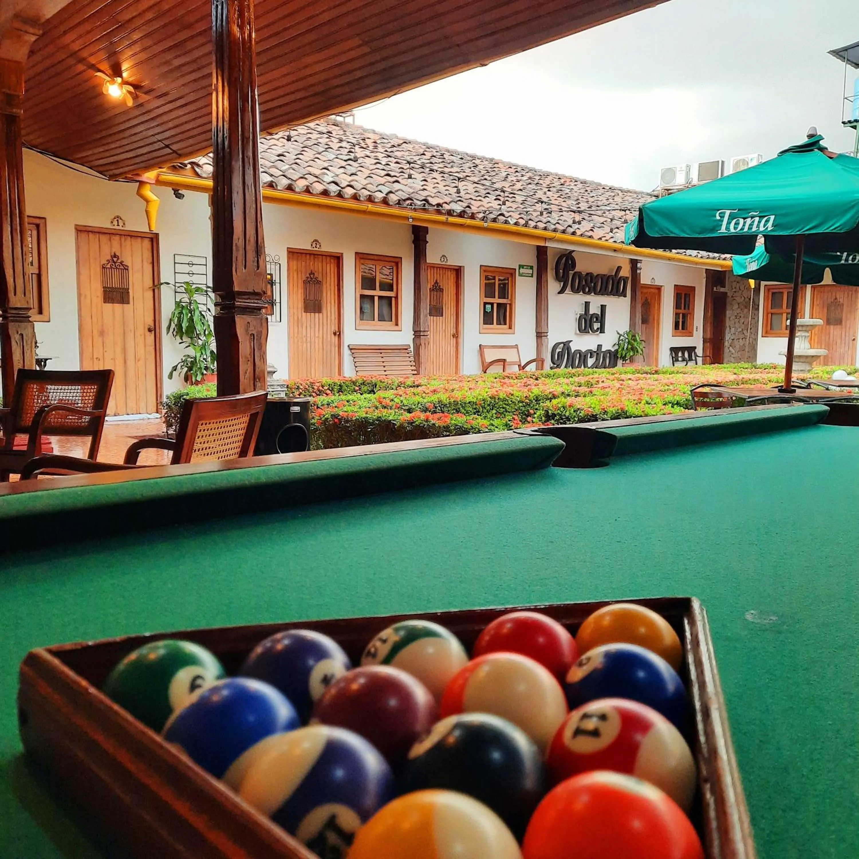 Billiard in Hotel La Posada del Doctor