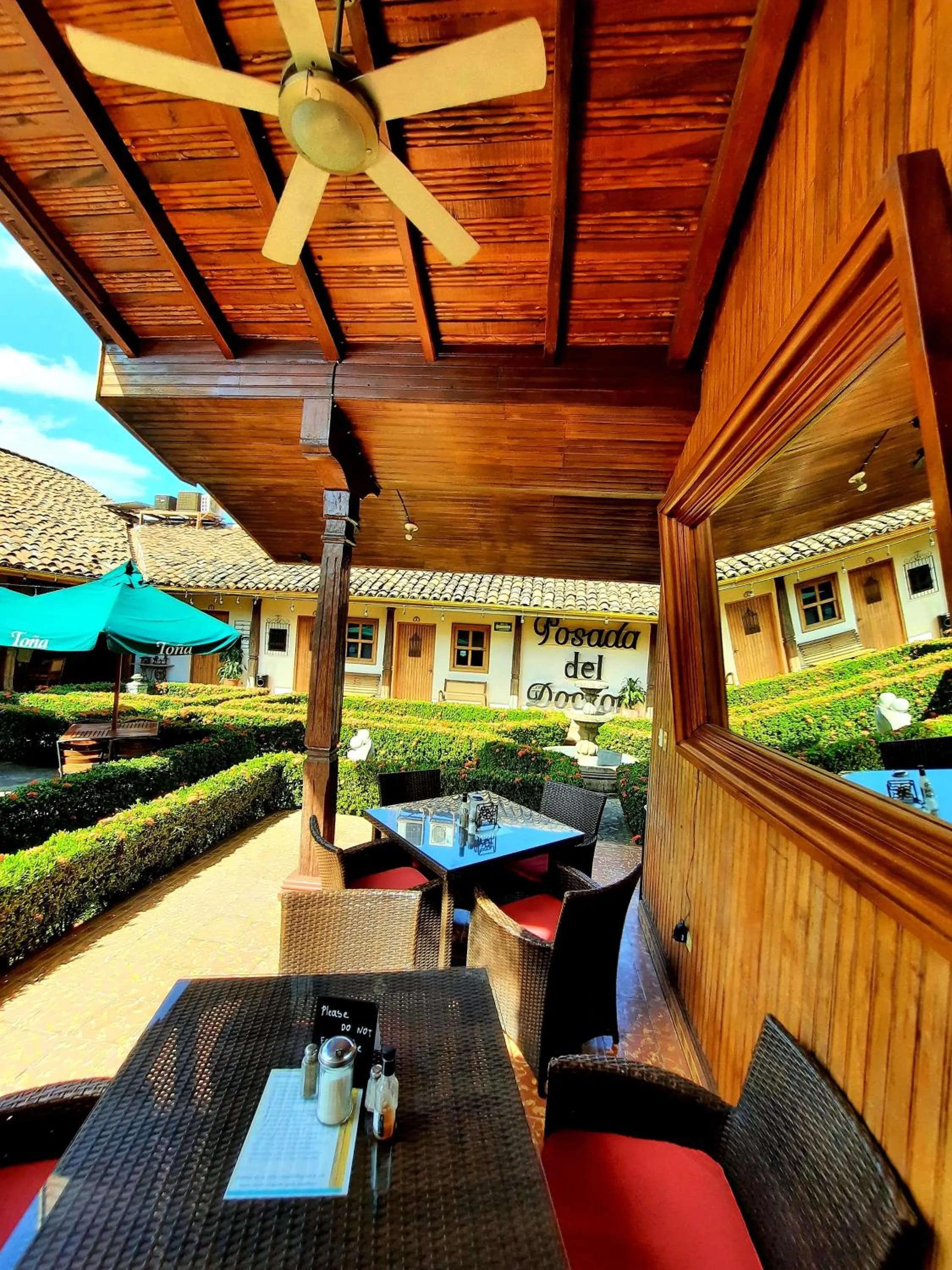 Patio in Hotel La Posada del Doctor