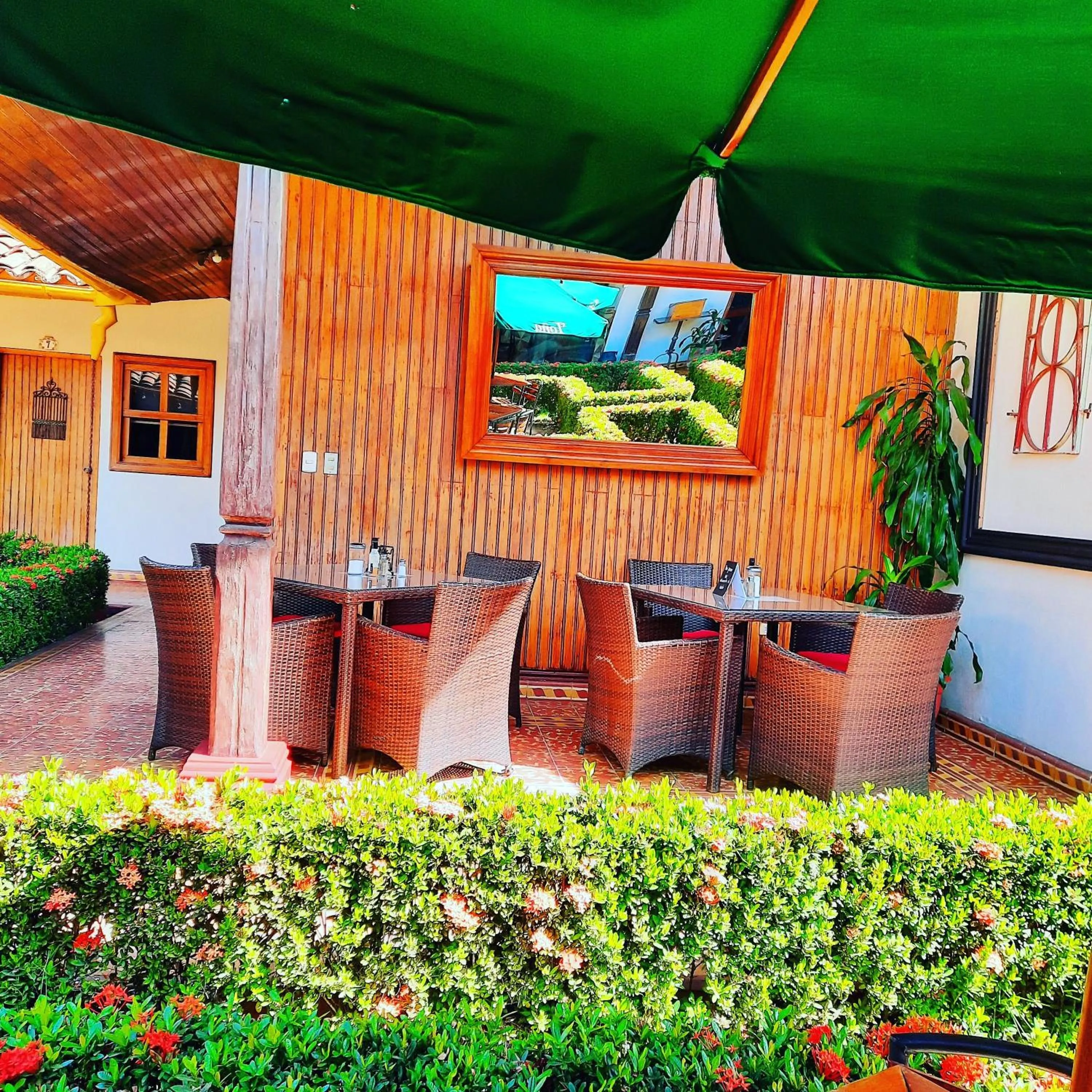 Patio in Hotel La Posada del Doctor