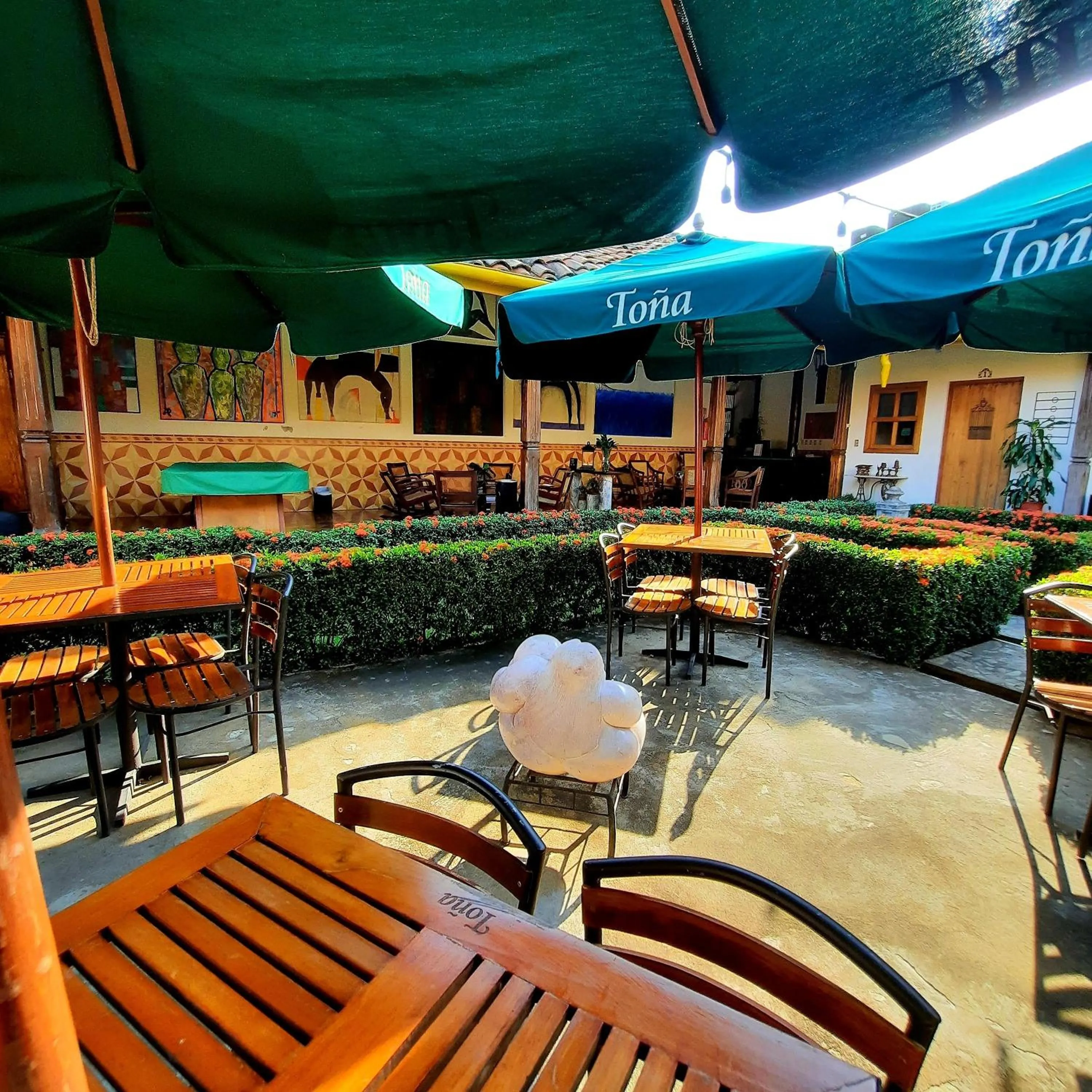 Patio in Hotel La Posada del Doctor